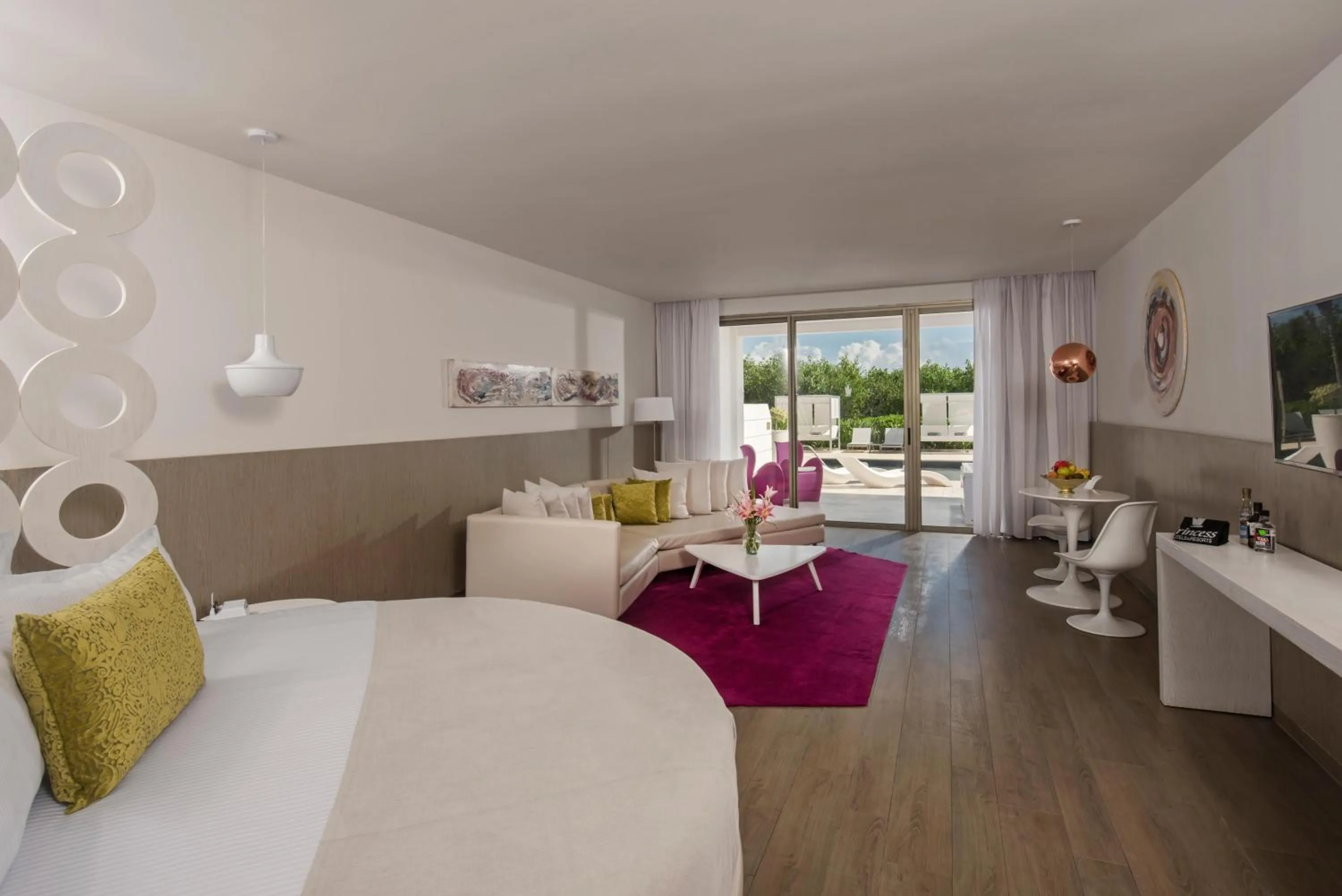 Photo of the whole room in Platinum Yucatan Princess Adults Only - All Inclusive