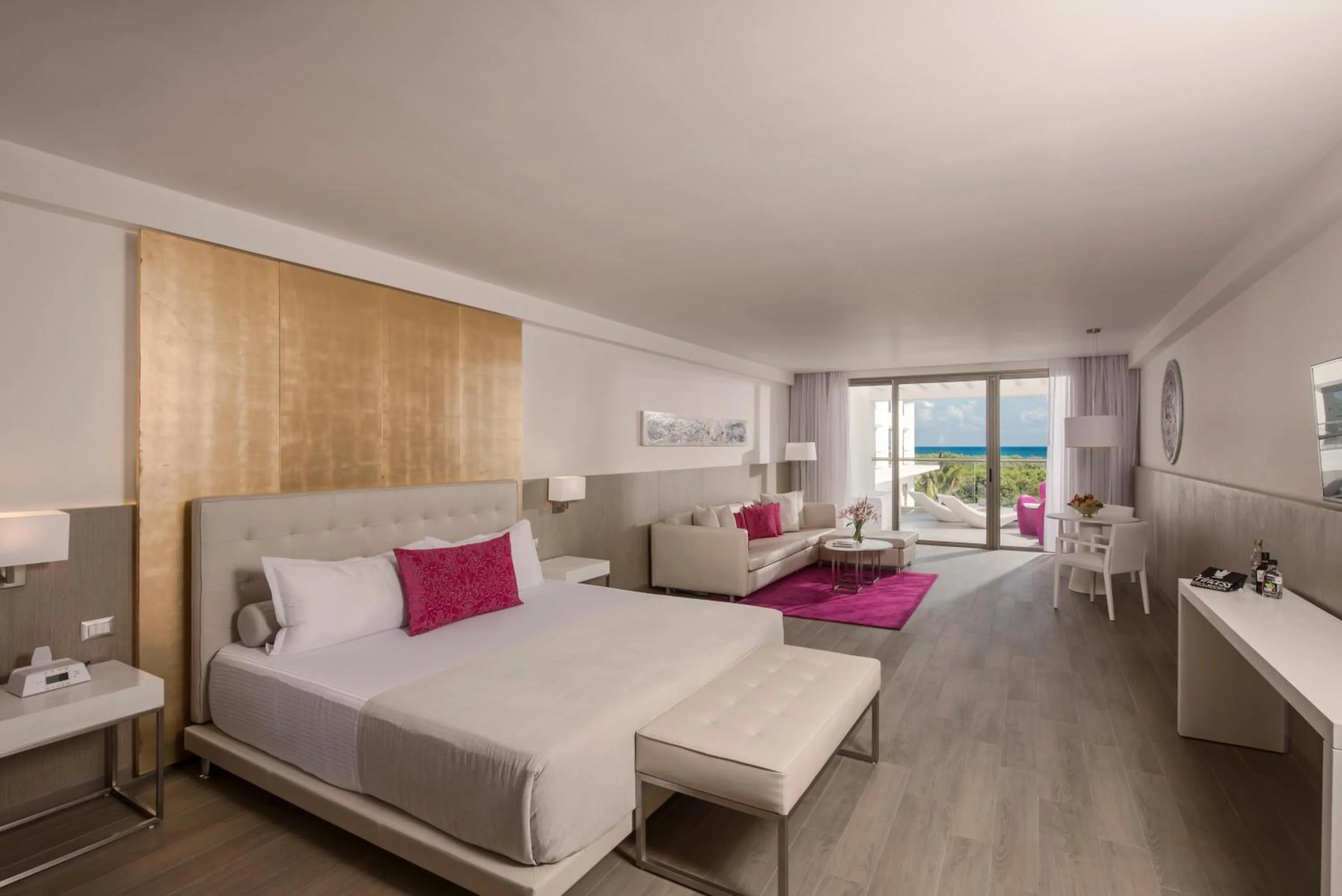 Photo of the whole room, Bed in Platinum Yucatan Princess Adults Only - All Inclusive