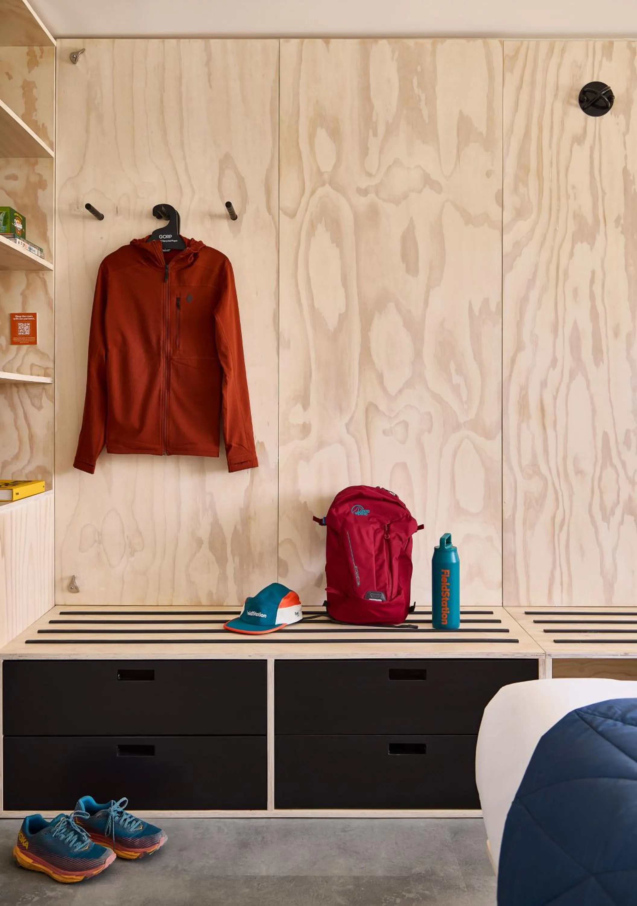 Seating area in Field Station Joshua Tree