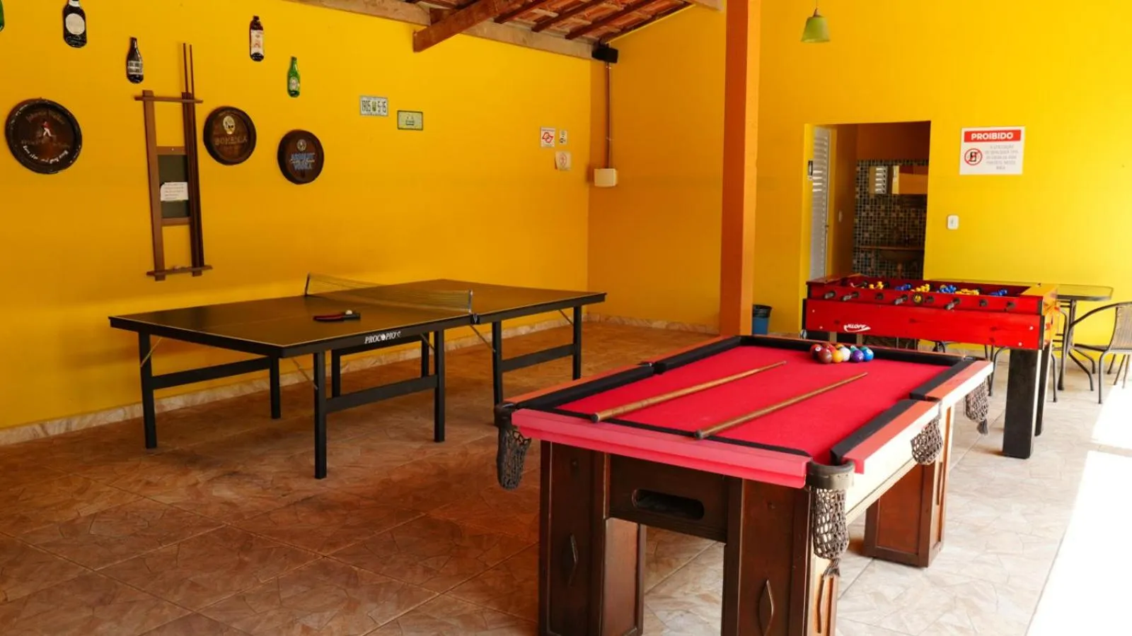 Billiard in Pousada Caraguá