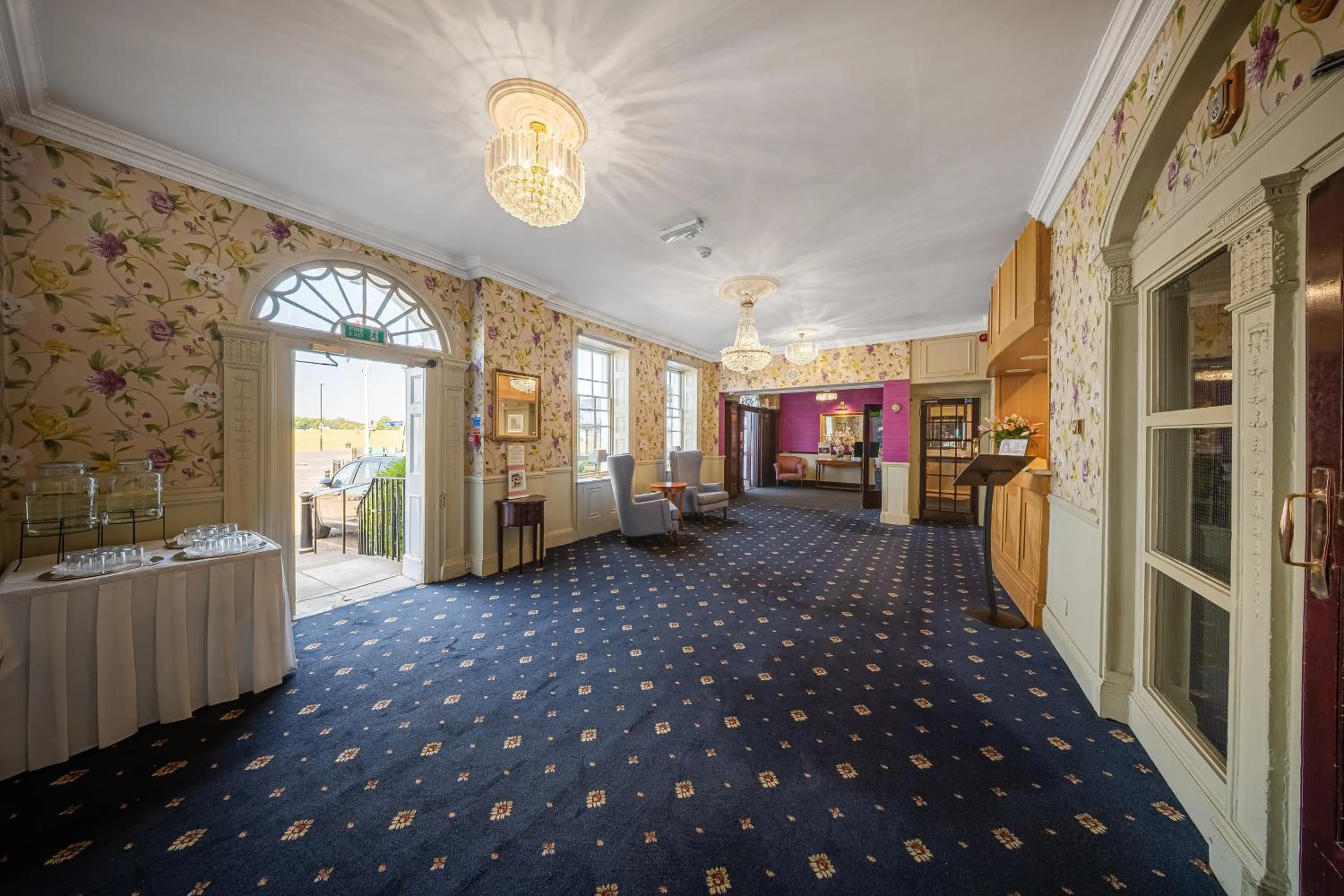 Lobby or reception in The Clarendon Hotel