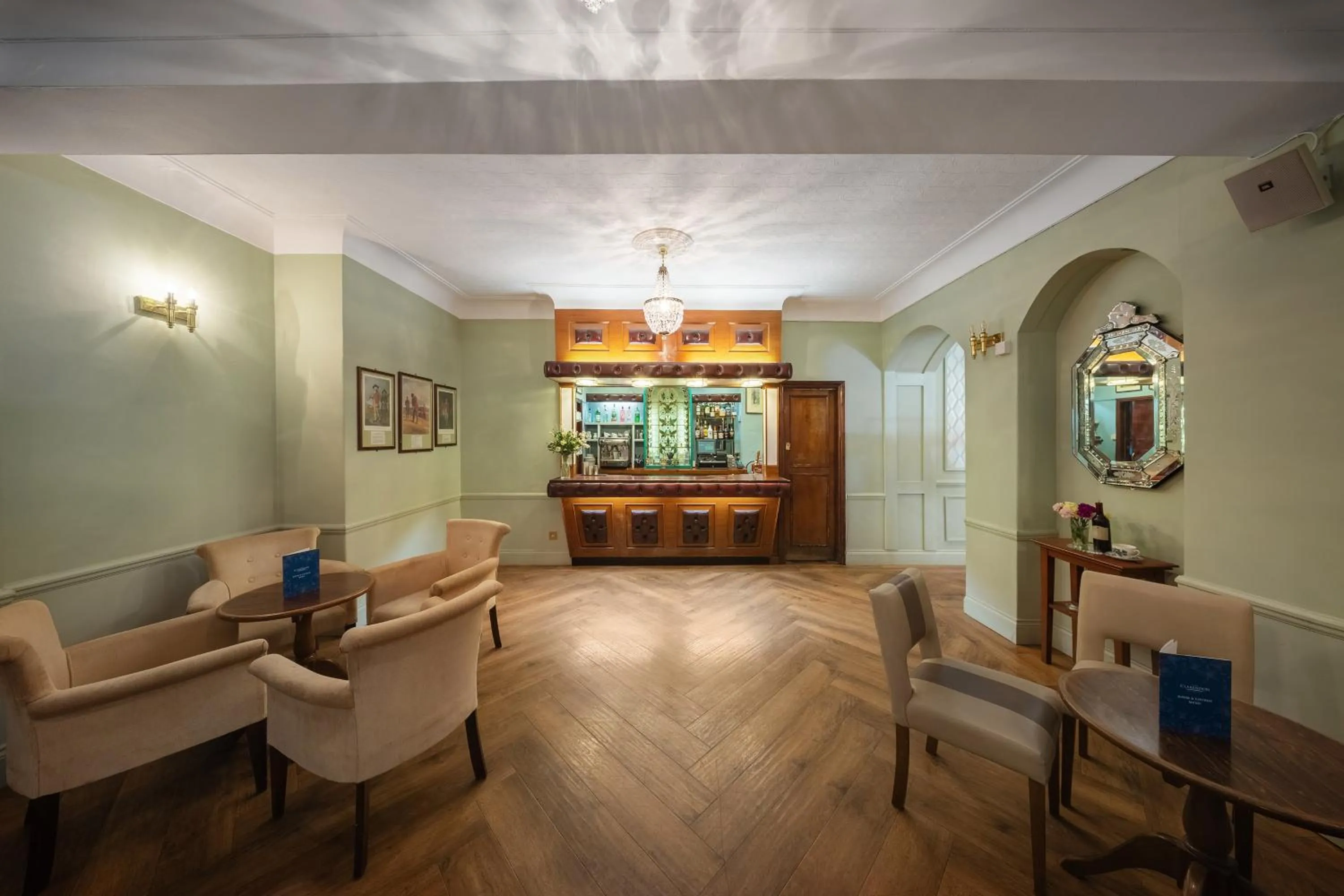 Seating area in The Clarendon Hotel