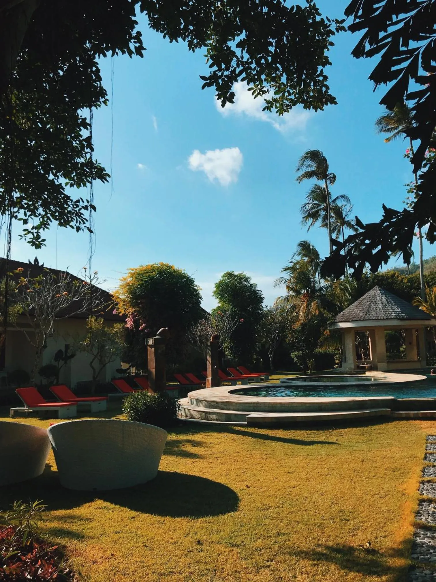 Garden in Puri Rinjani Bungalows
