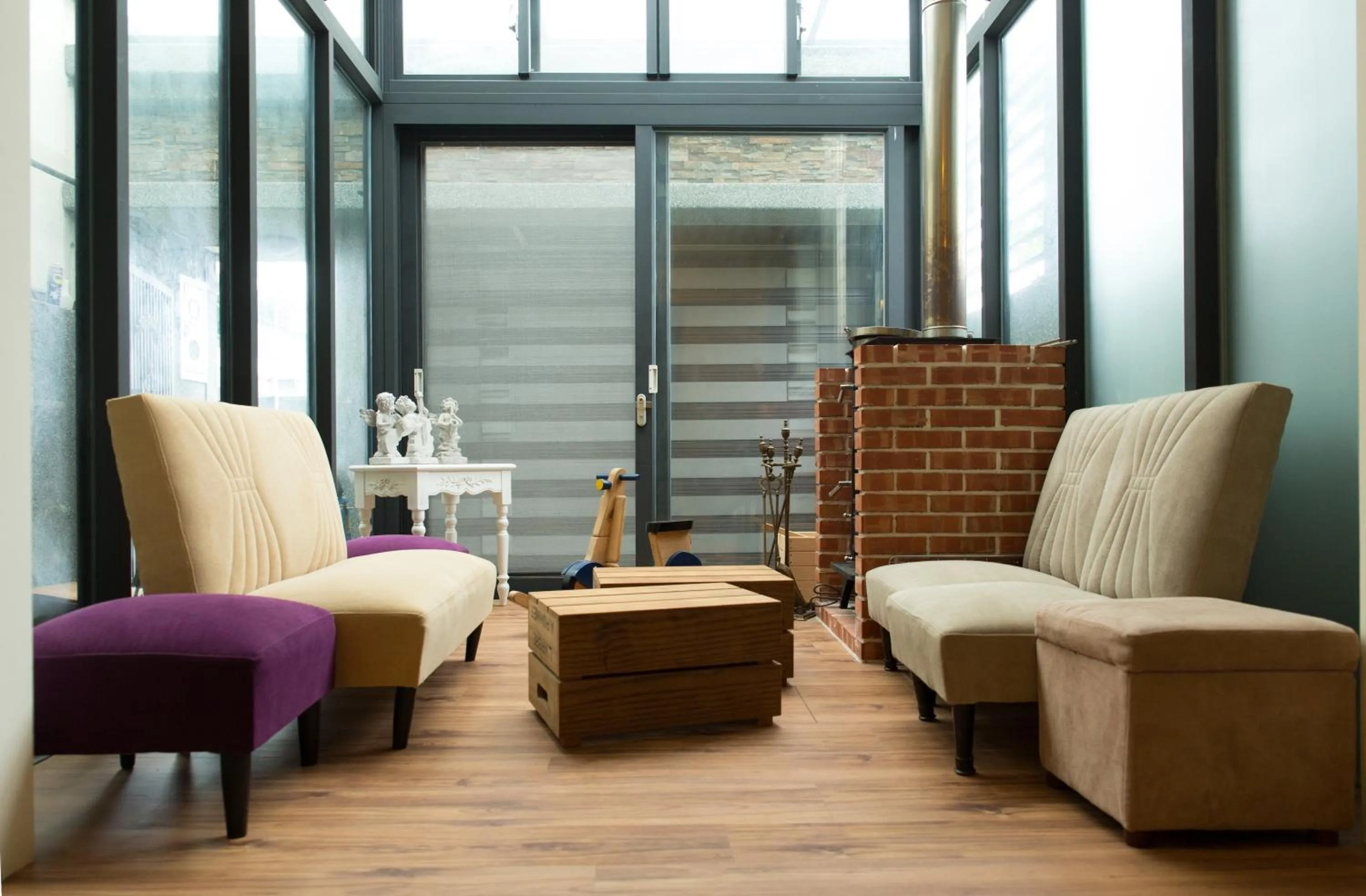 Communal lounge/ TV room in Wei Sen House