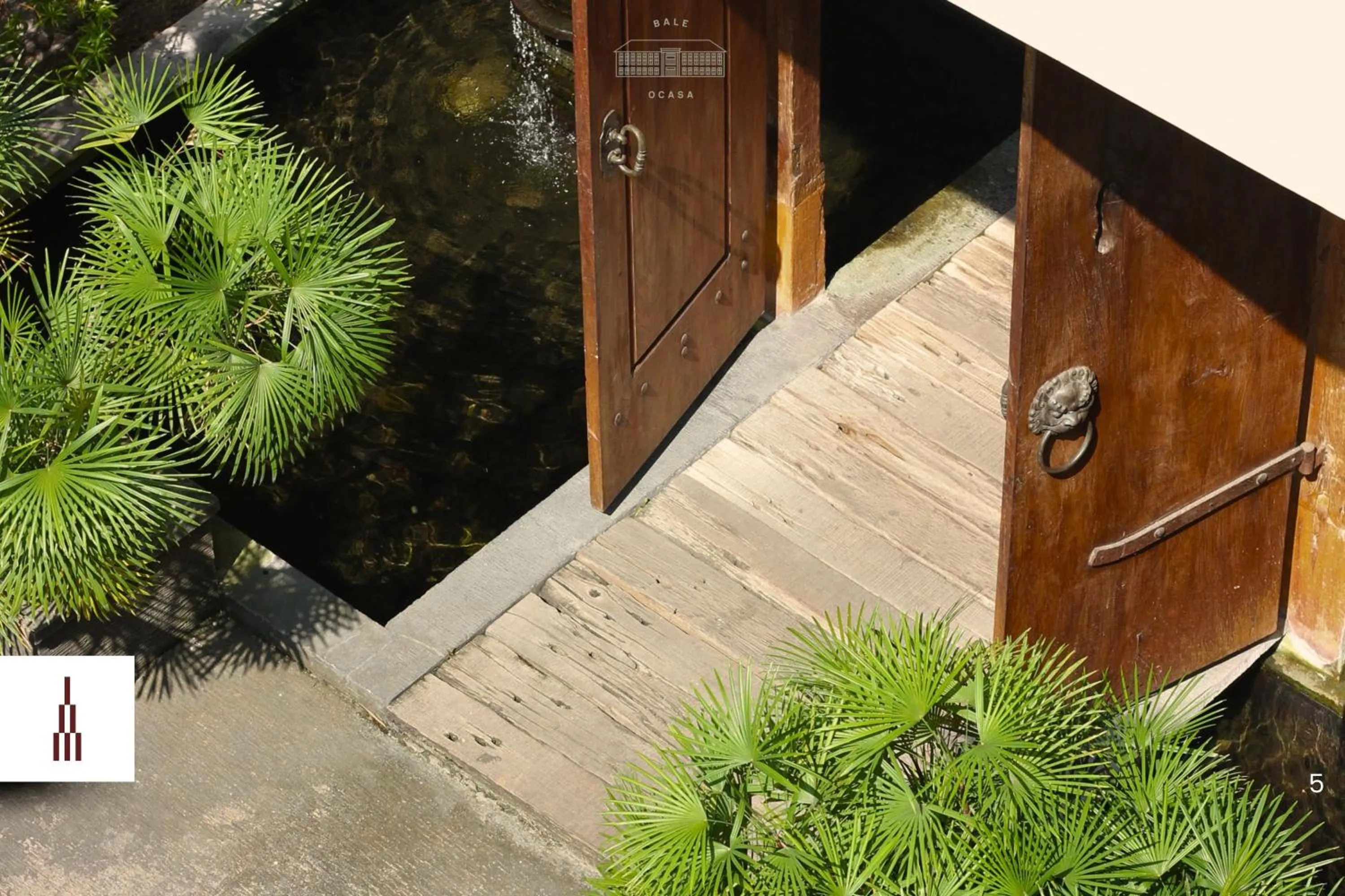 Garden view in Bale Ocasa by Behomy