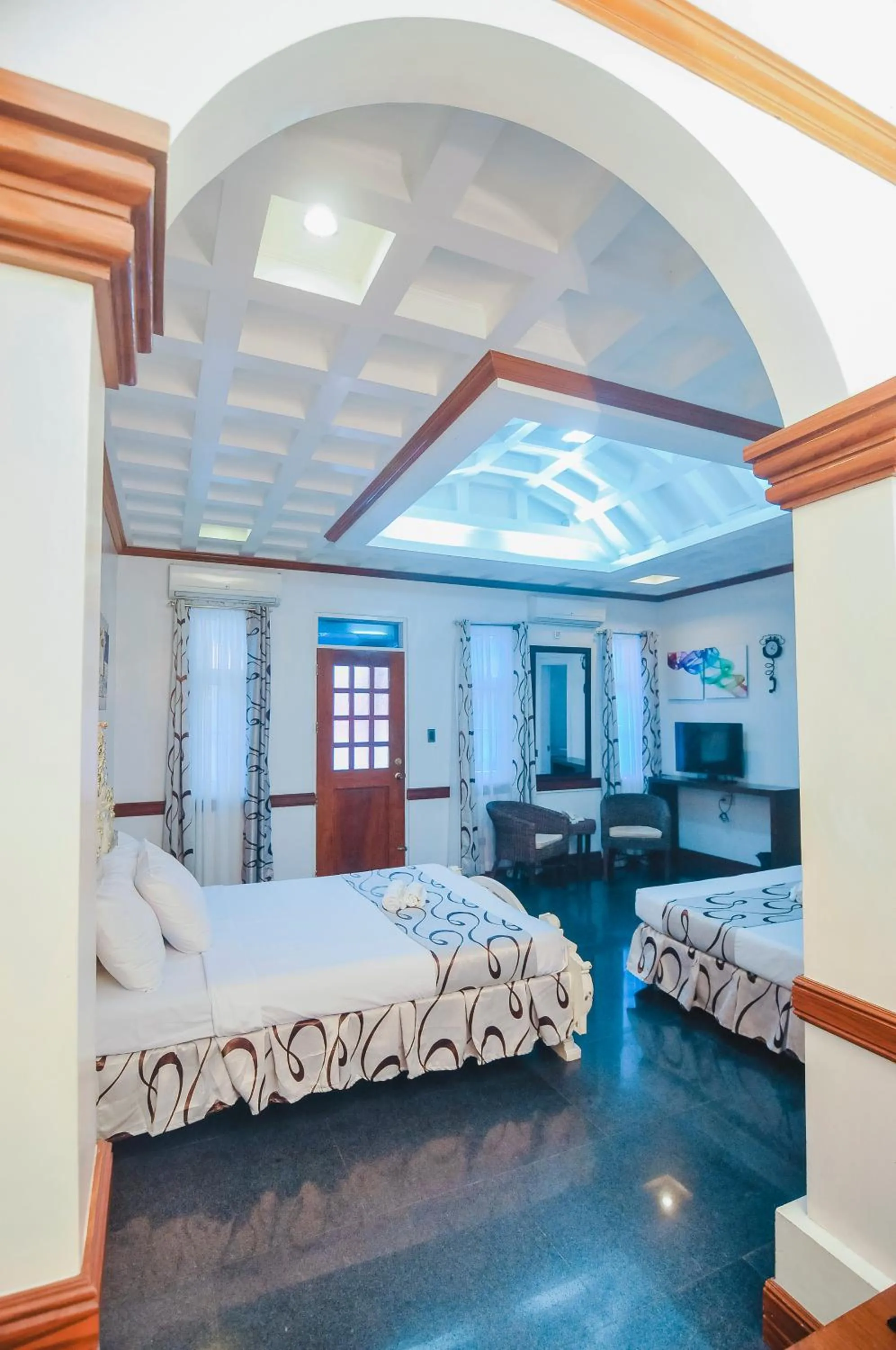 Photo of the whole room, Bed in Villa Jhoana Resort