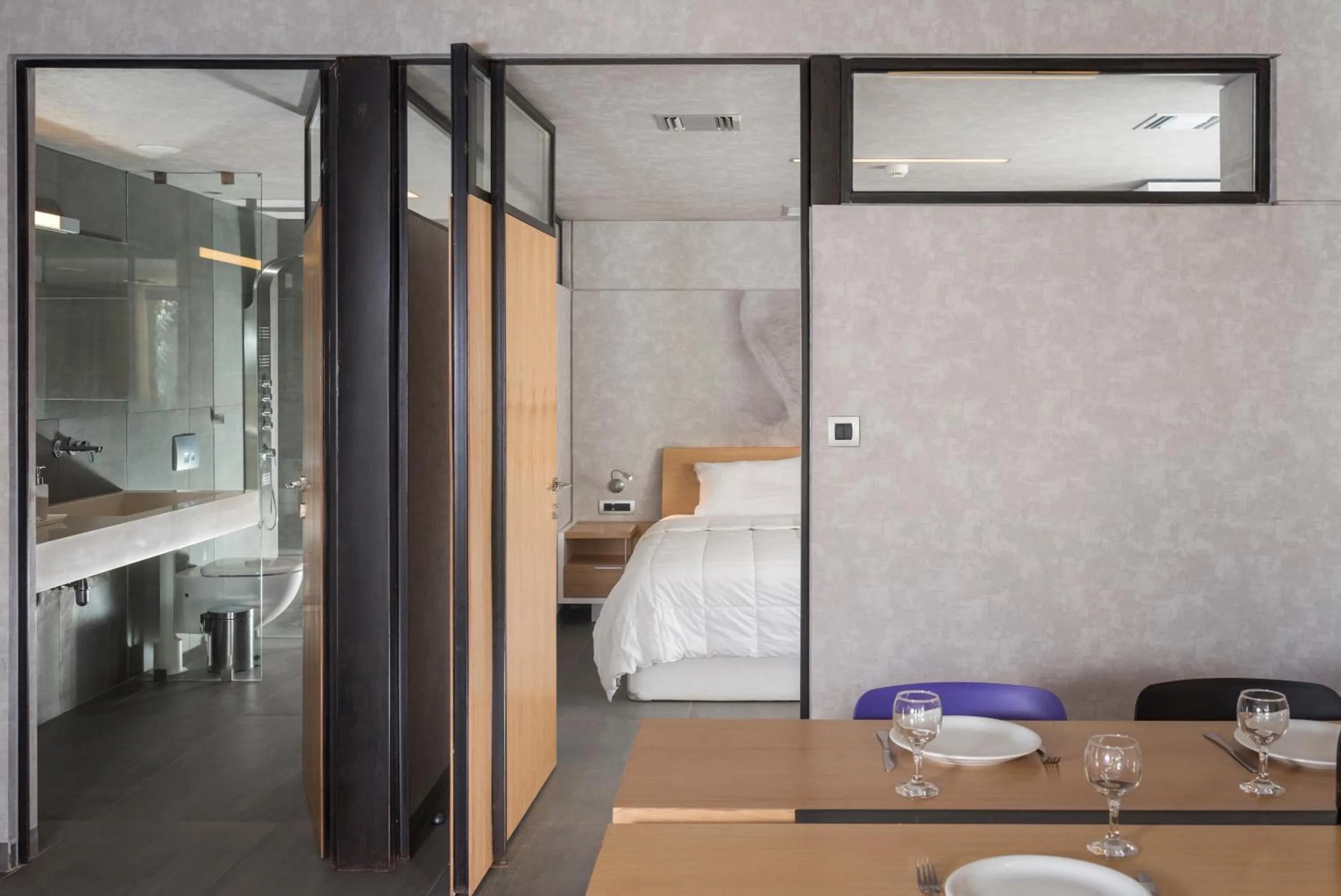 Decorative detail, Bed in Icarus Hotel