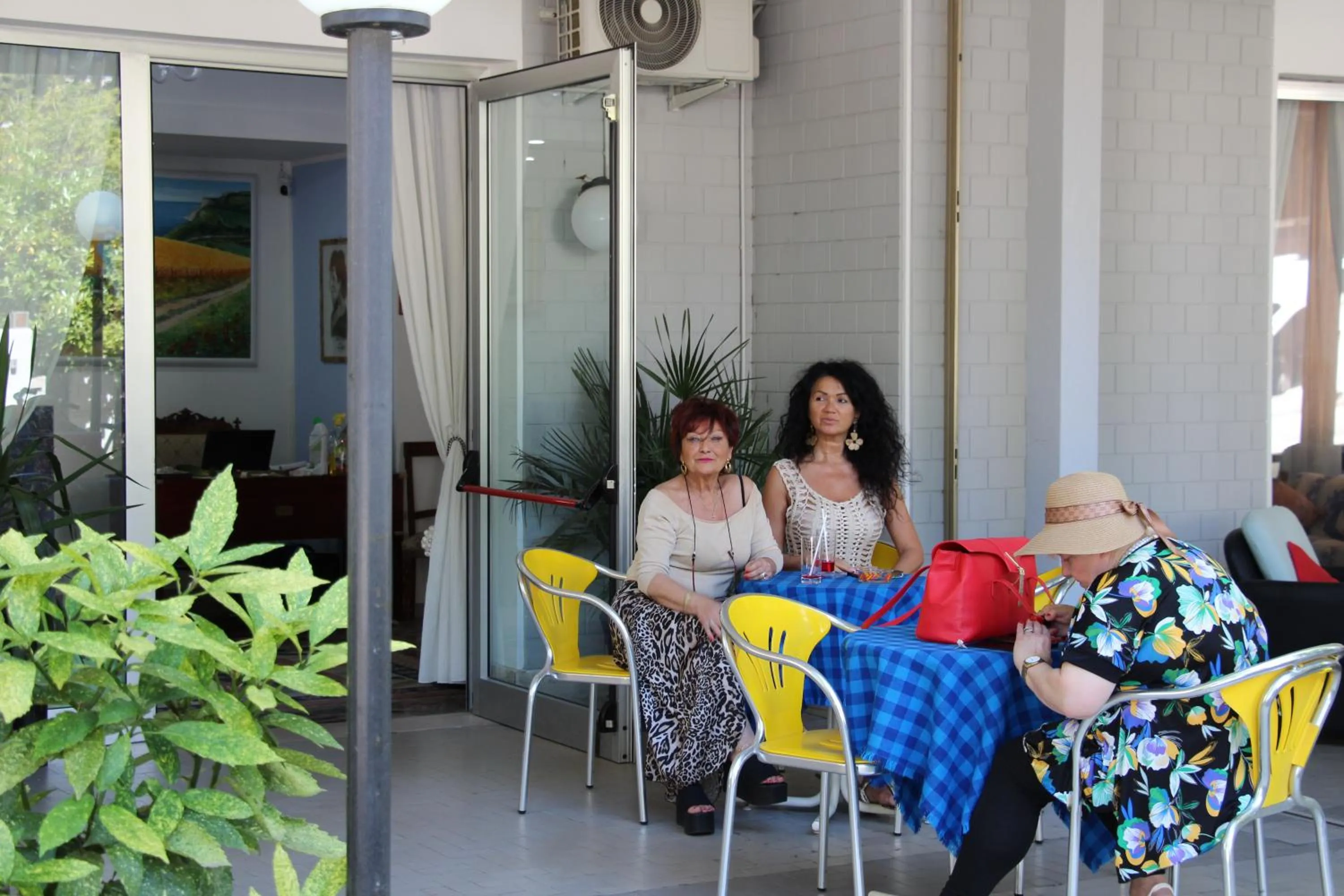 People in Martina's Hotel