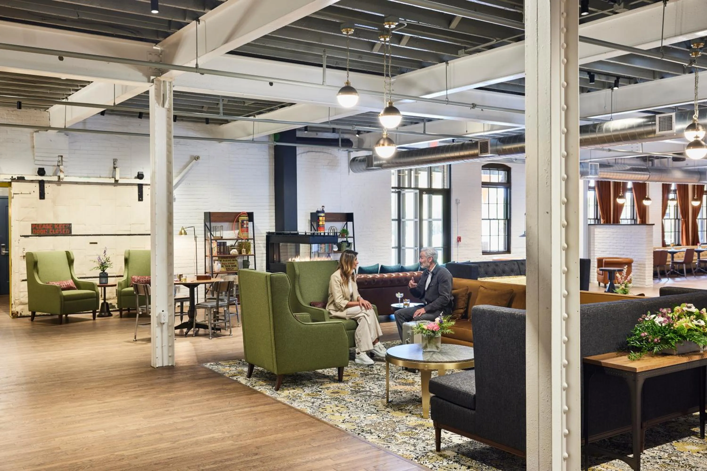 Lobby or reception in The Confluence Hotel