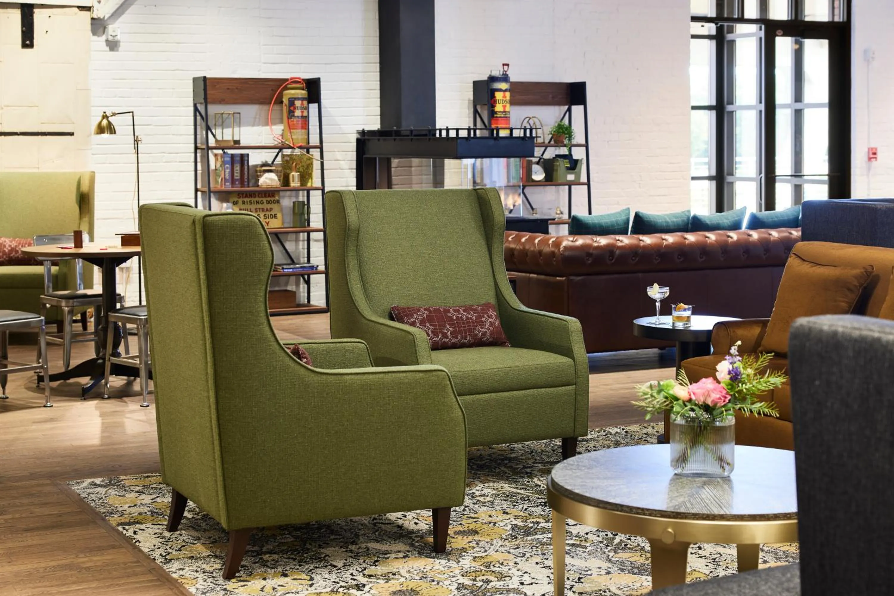 Lobby or reception in The Confluence Hotel