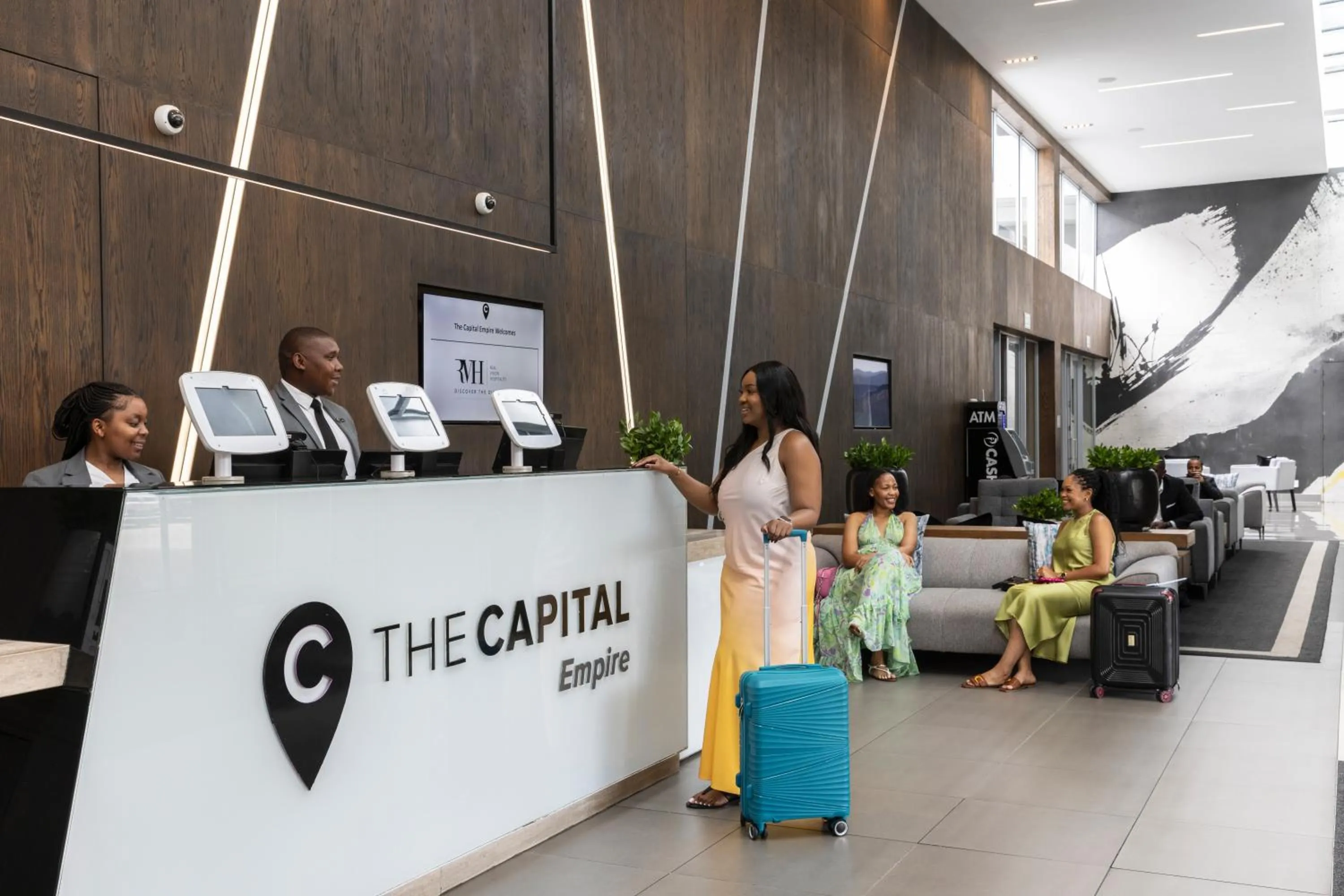 Lobby or reception in The Capital Empire