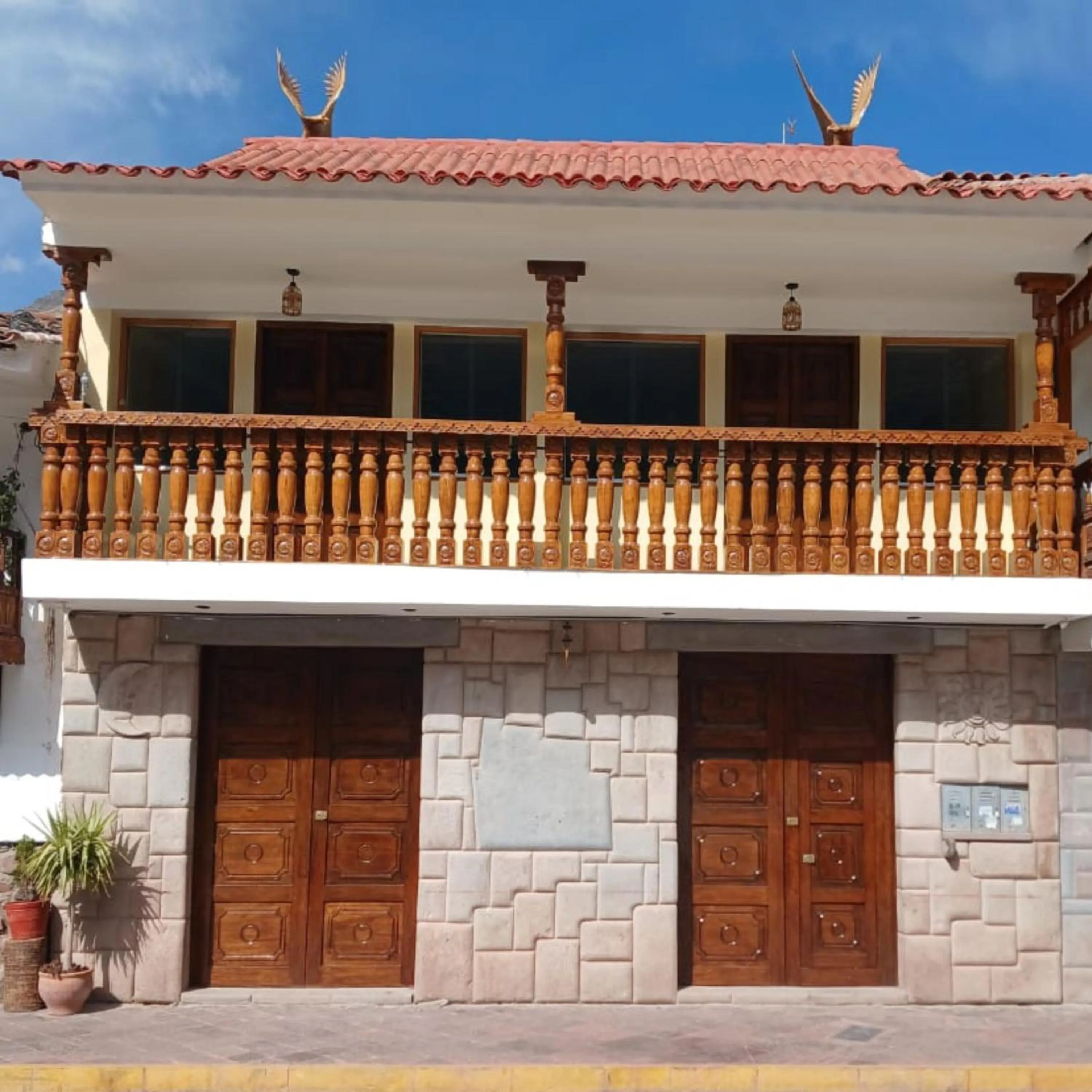 Property building in Hotel Inka Pisac