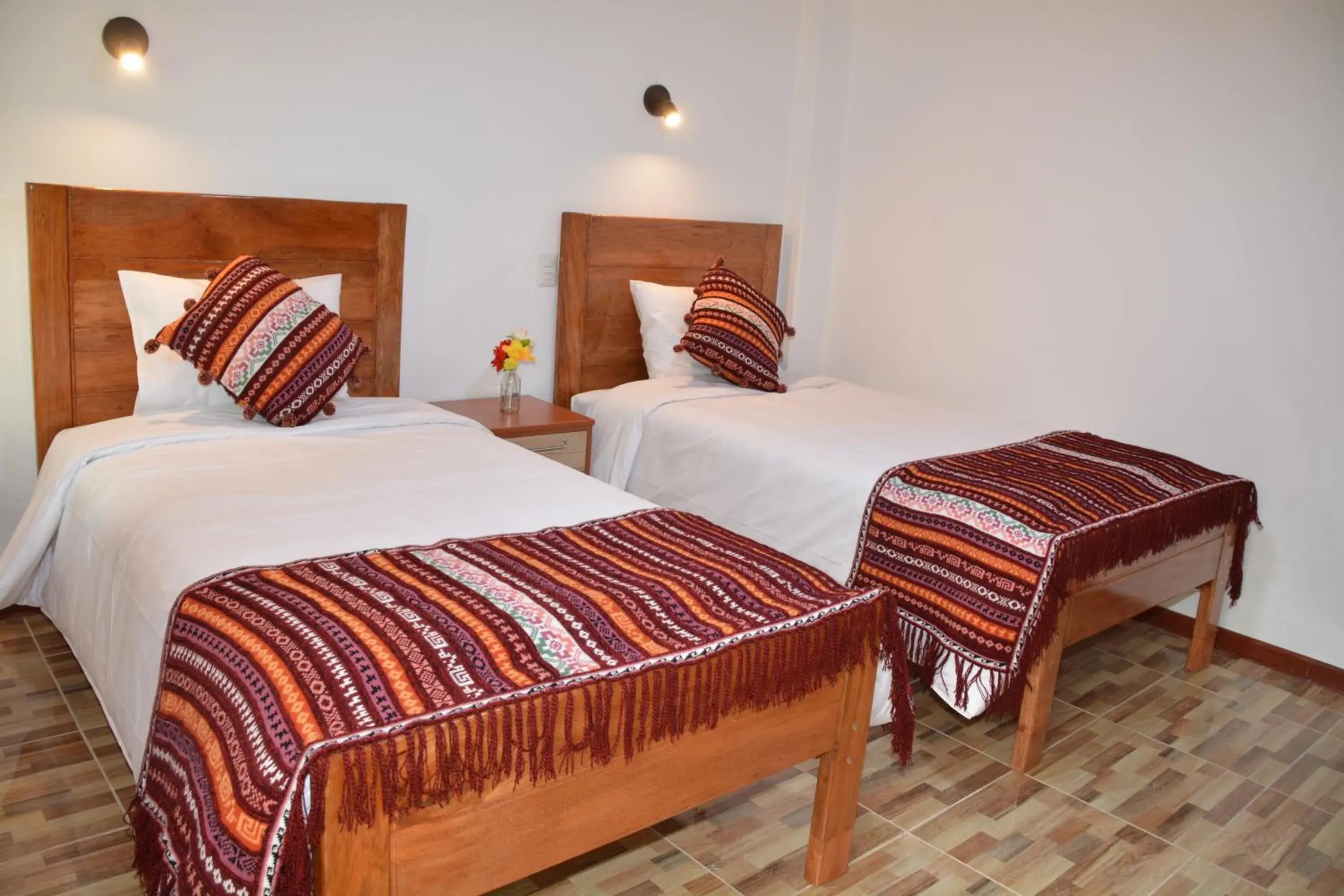 Budget Twin Room in Hotel Inka Pisac Budget Twin Room in Hotel Inka Pisac