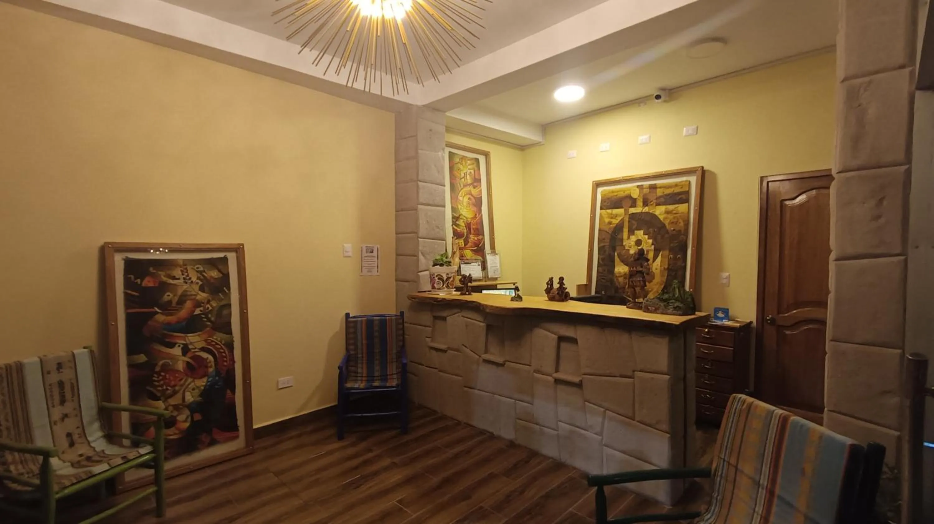 Lobby or reception in Hotel Inka Pisac