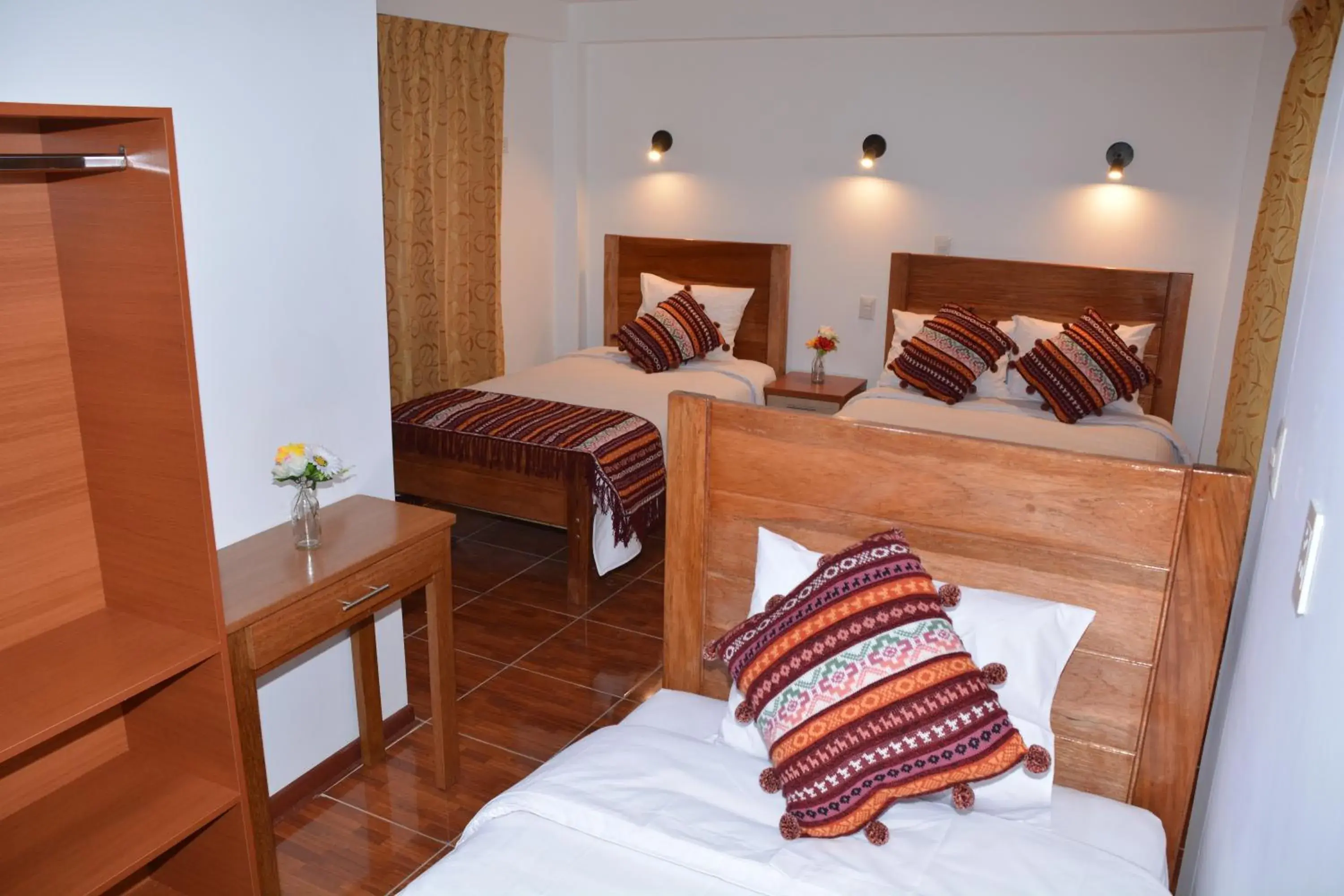 Triple Room with Terrace in Hotel Inka Pisac Triple Room with Terrace in Hotel Inka Pisac