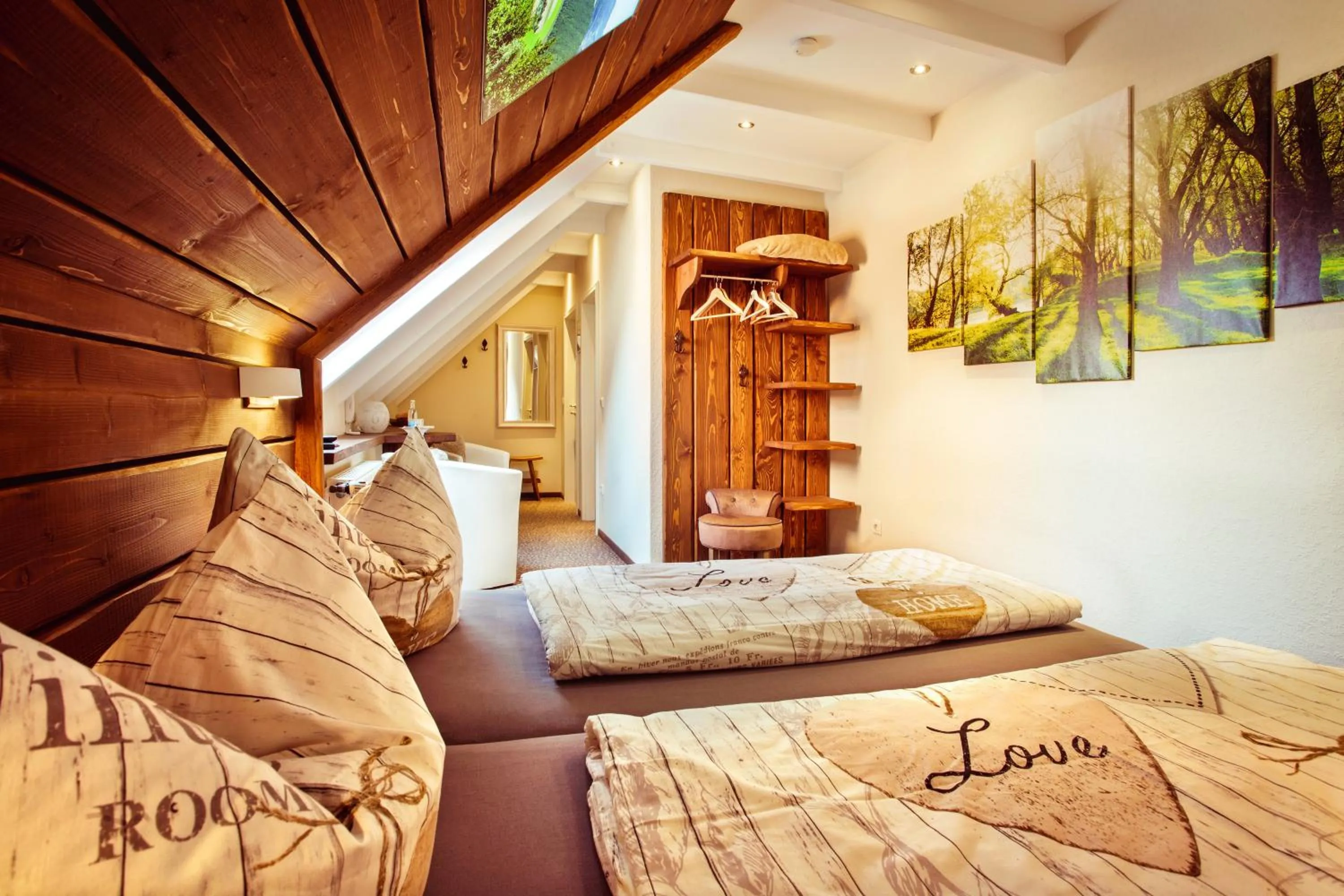 Bed in Hotel Kepplers Ecke