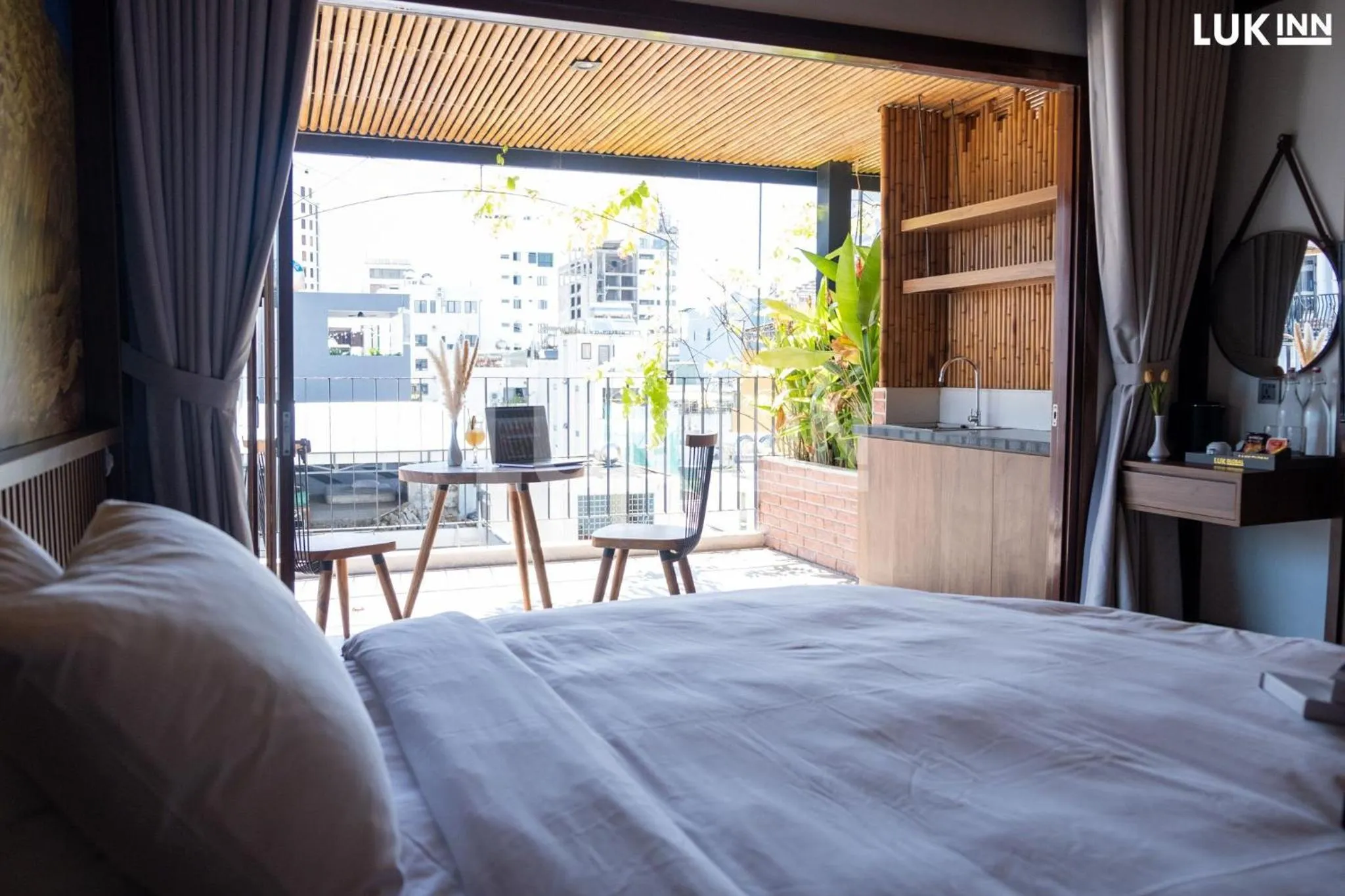 Bed in LUK Inn Hotel - An Thượng, Đà Nẵng