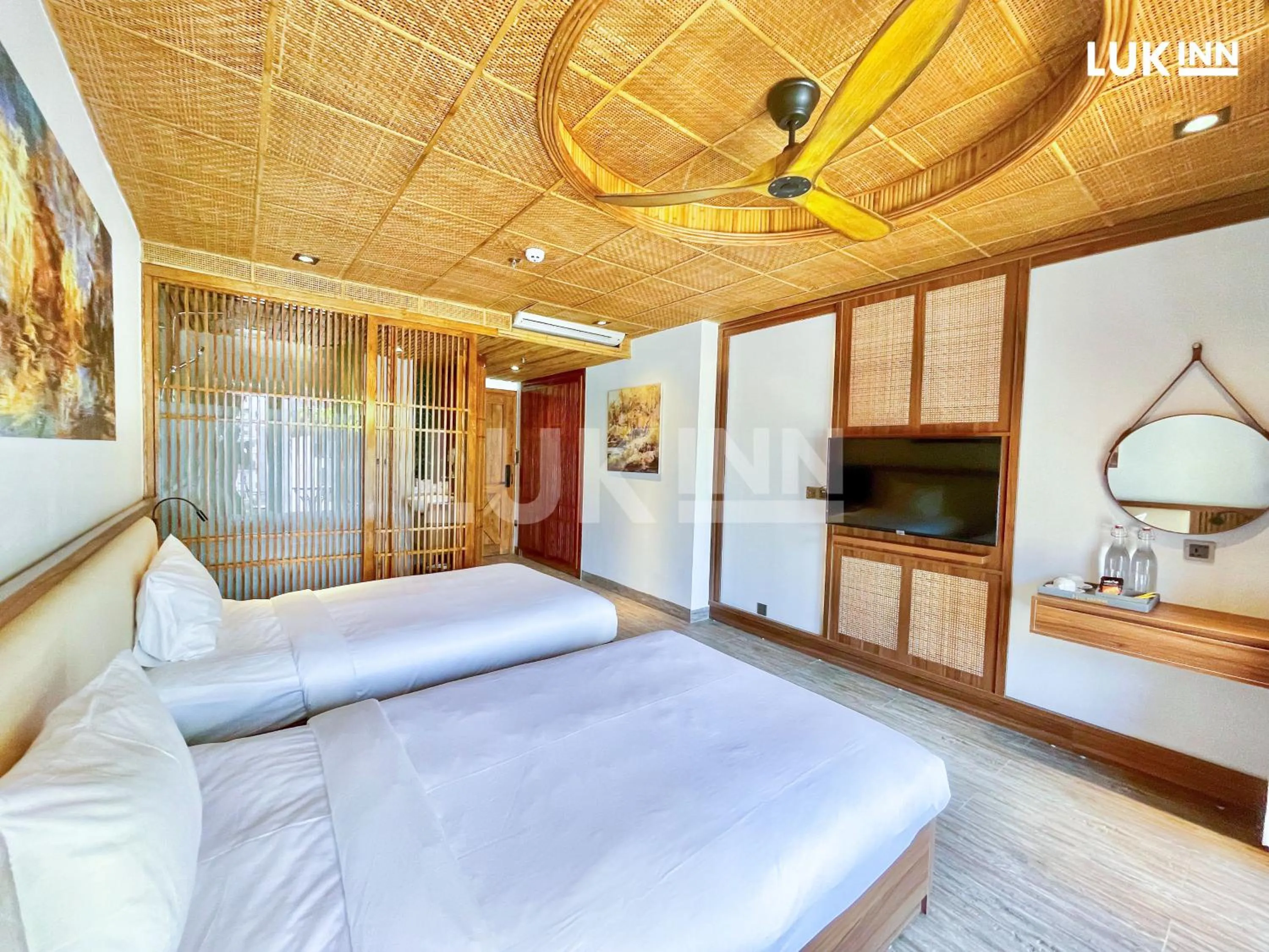 Bed in LUK Inn Hotel - An Thượng, Đà Nẵng