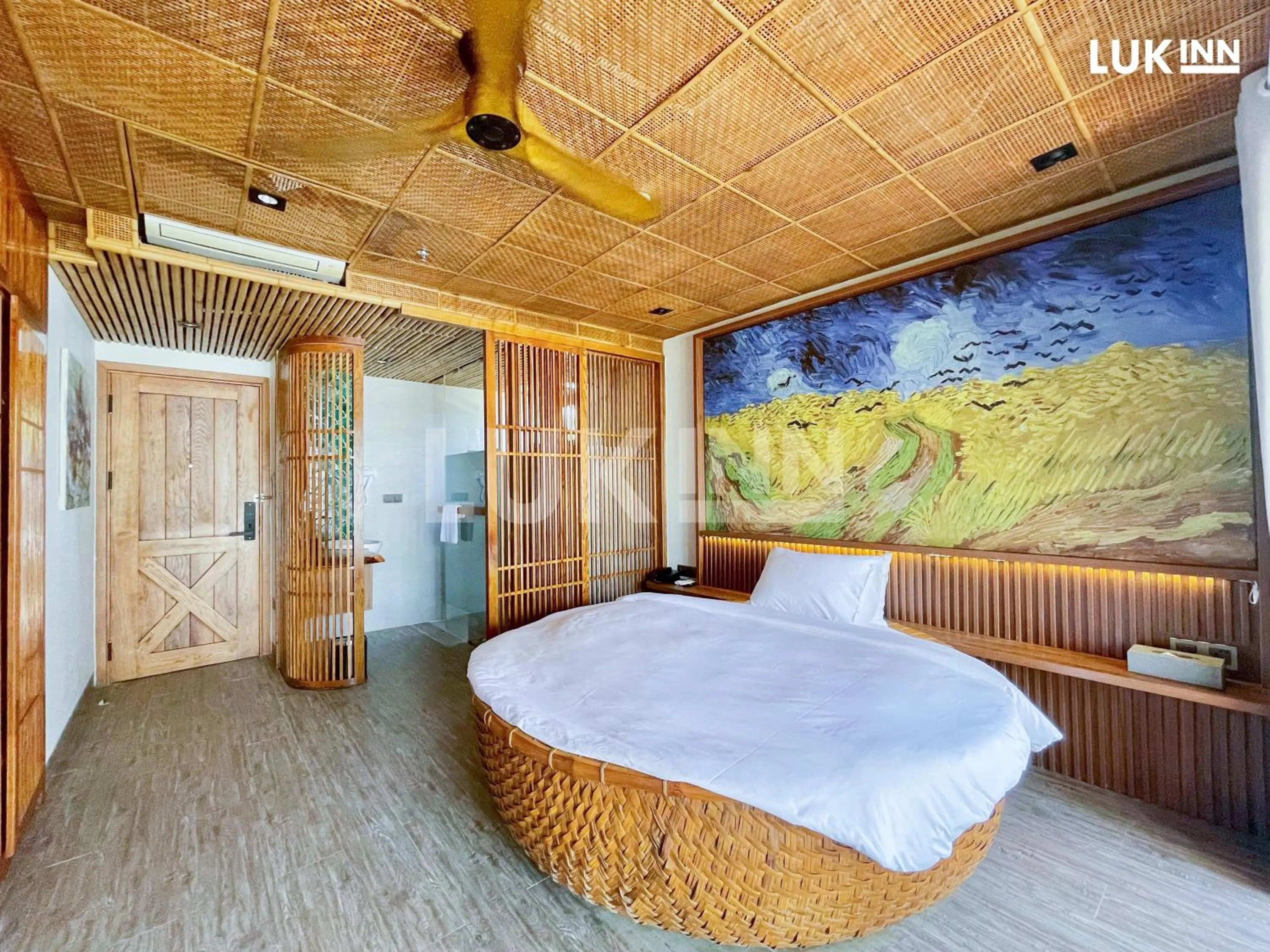 Bed in LUK Inn Hotel - An Thượng, Đà Nẵng