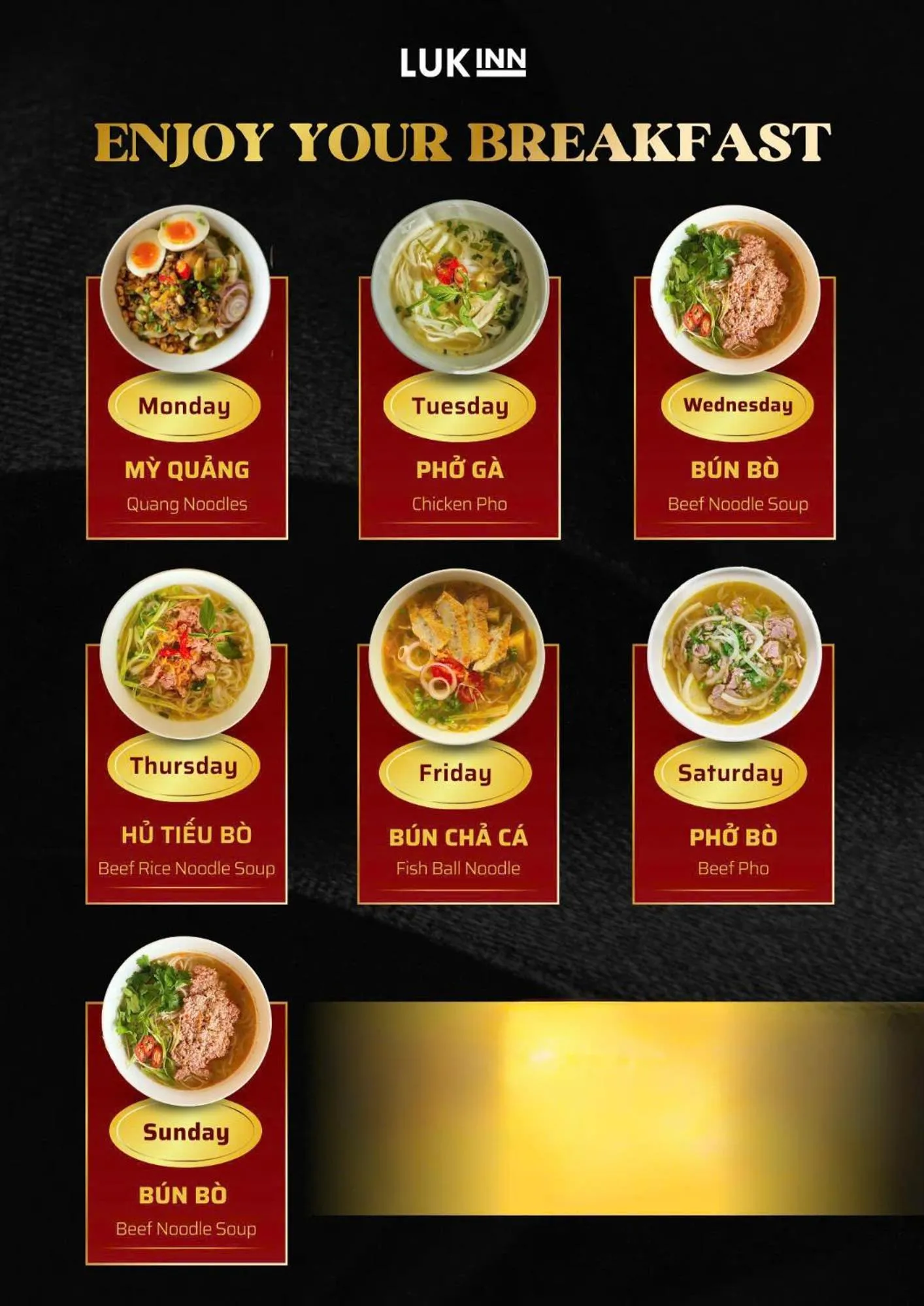 Food and drinks in LUK Inn Hotel - An Thuong, Da Nang