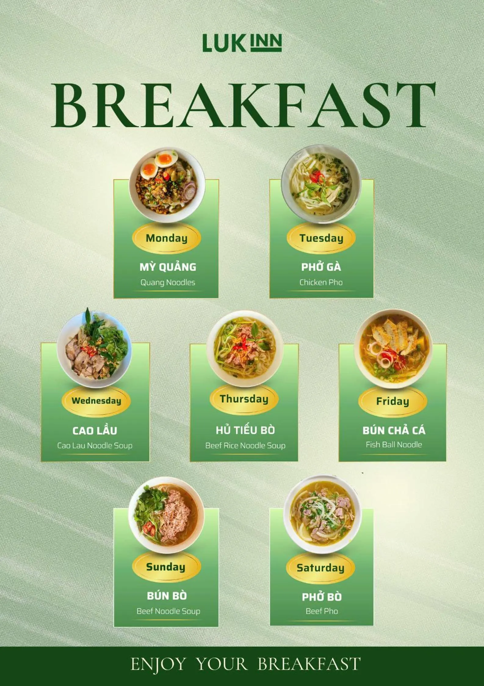 Food and drinks in LUK Inn Hotel - An Thuong, Da Nang