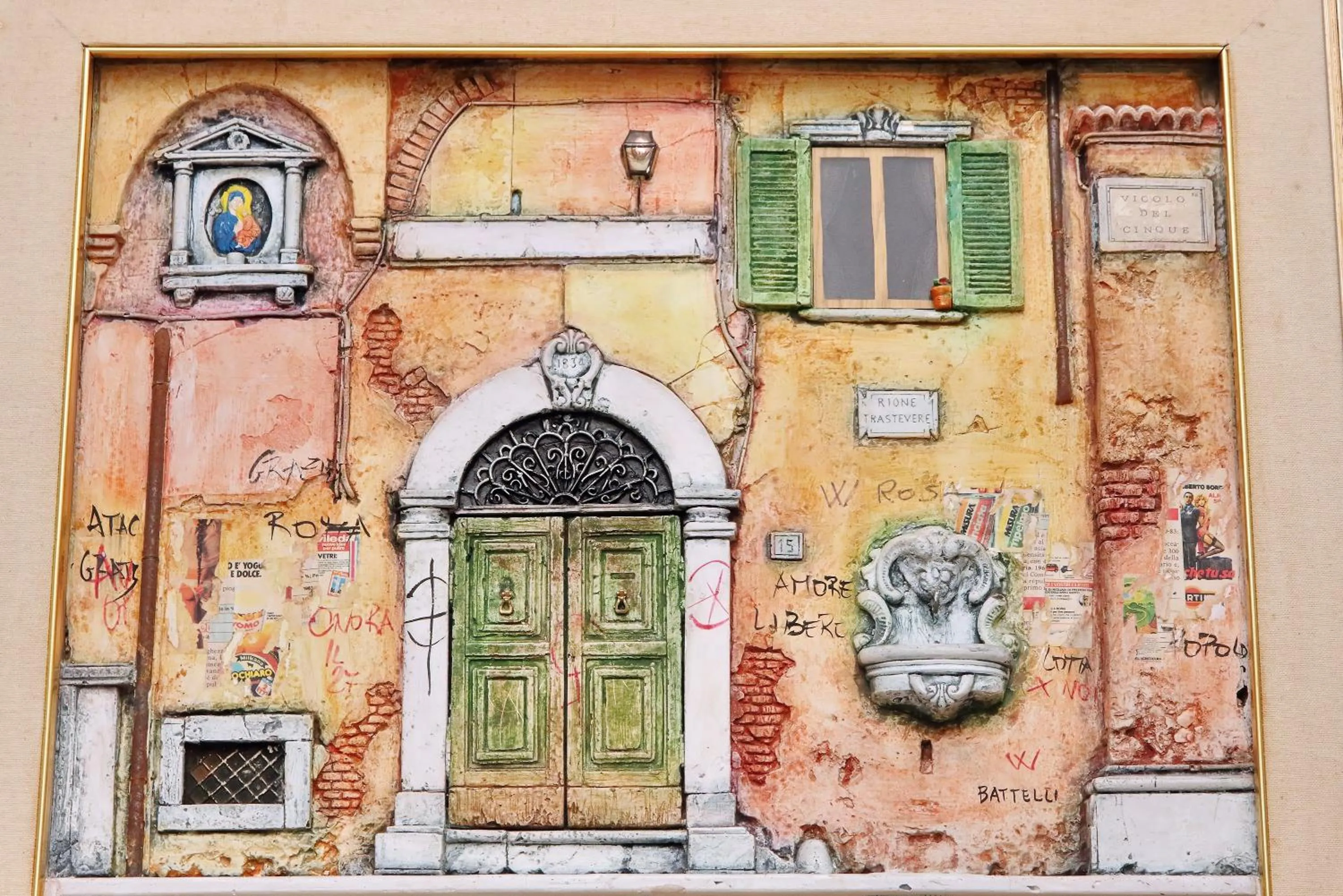 Decorative detail in Domus Gallo Guest House