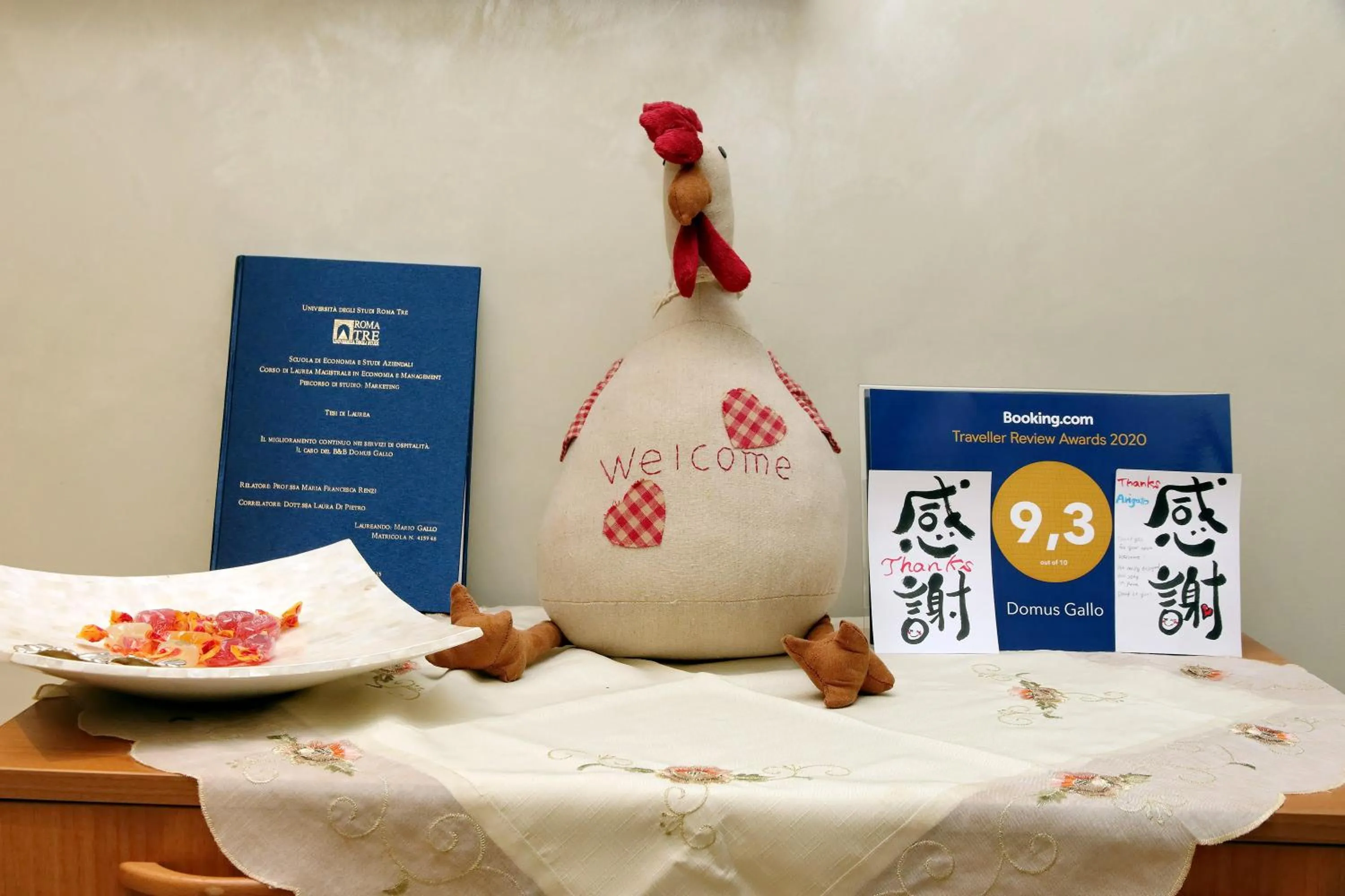 Decorative detail in Domus Gallo Guest House