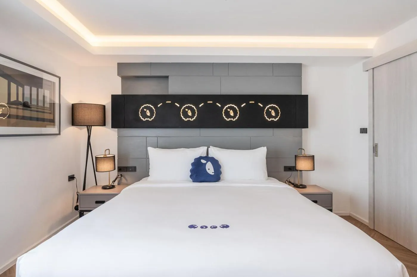 Bed in Kokotel Chiang Rai Airport Suites