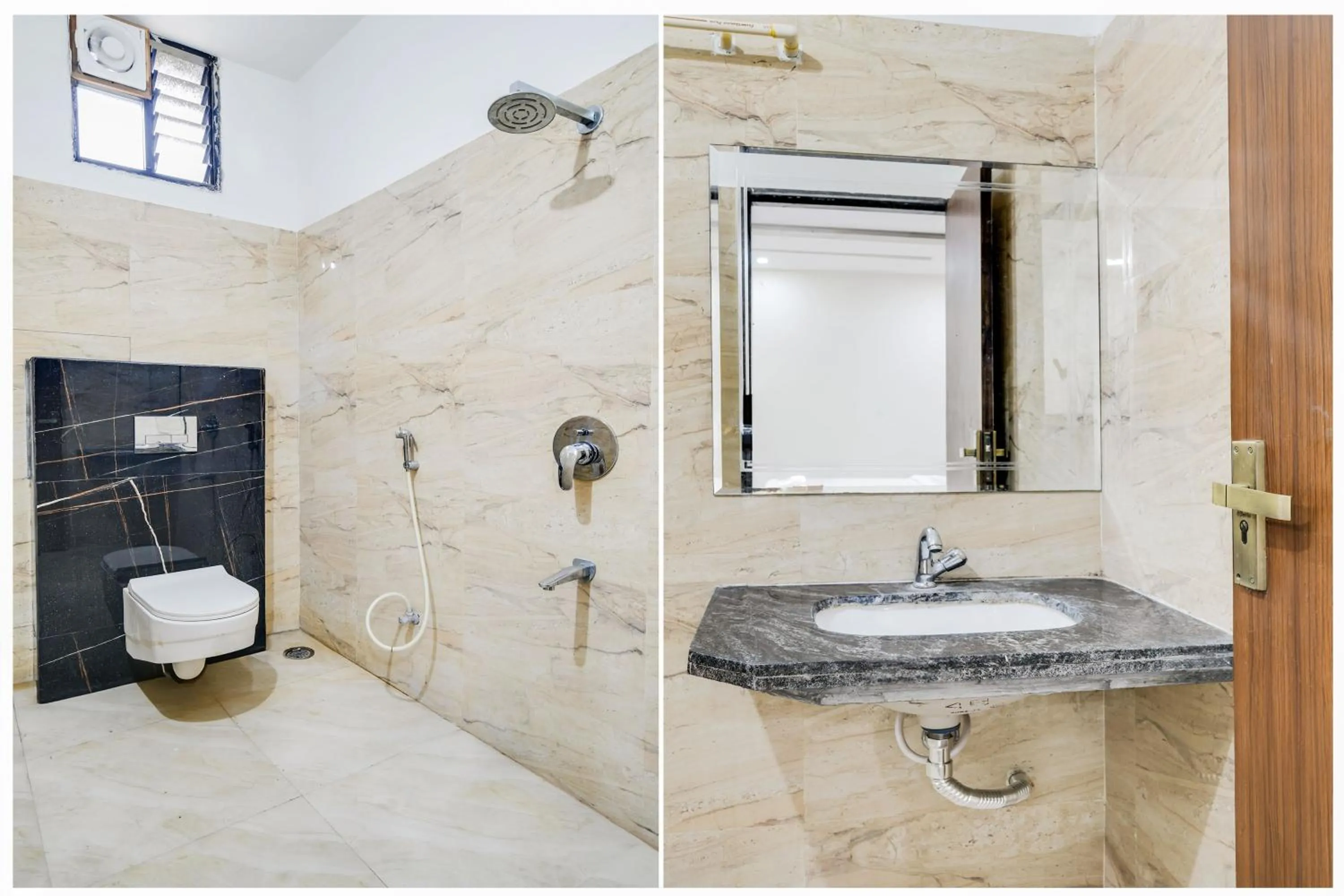 Bathroom in Collection O Indore Near Omax City 1