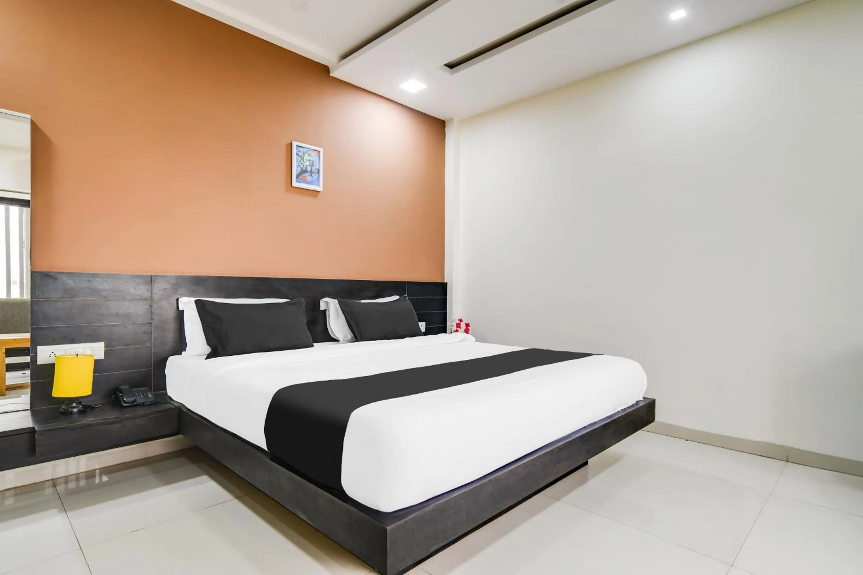 Bedroom, Bed in Collection O Indore Near Omax City 1