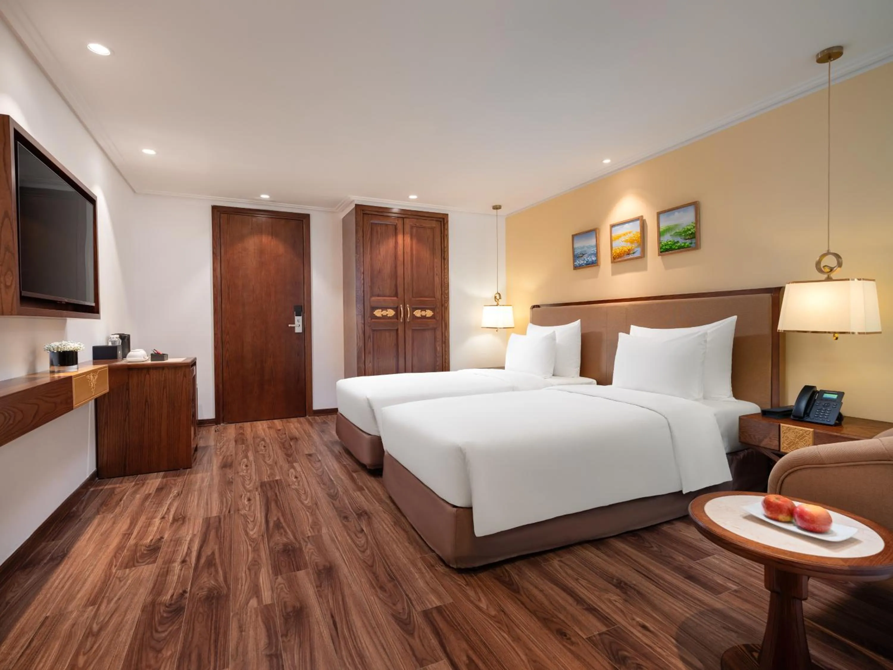 Bed in Nesta Hotel & Spa