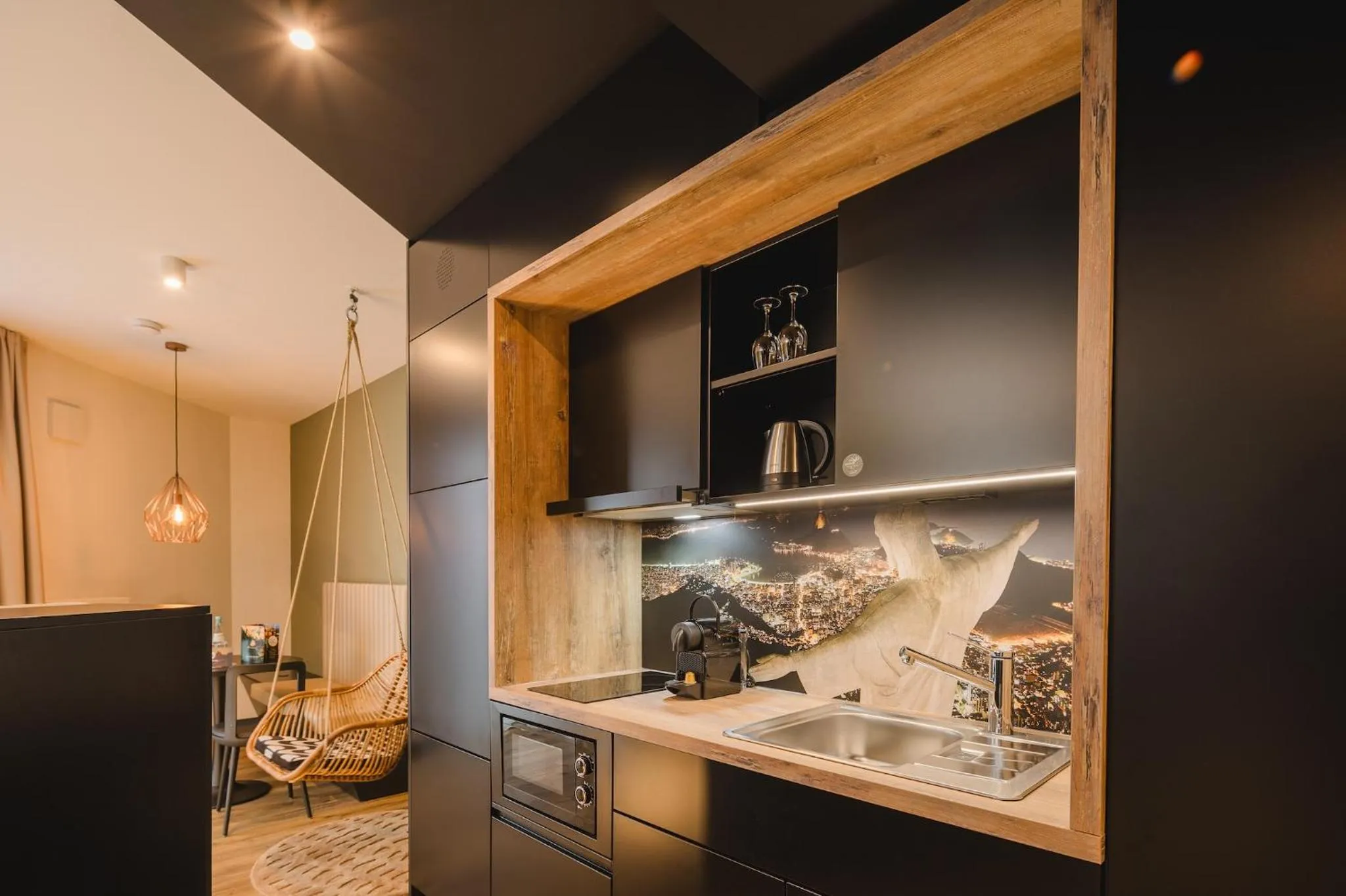 Kitchen or kitchenette in Rioca Stuttgart Posto 6