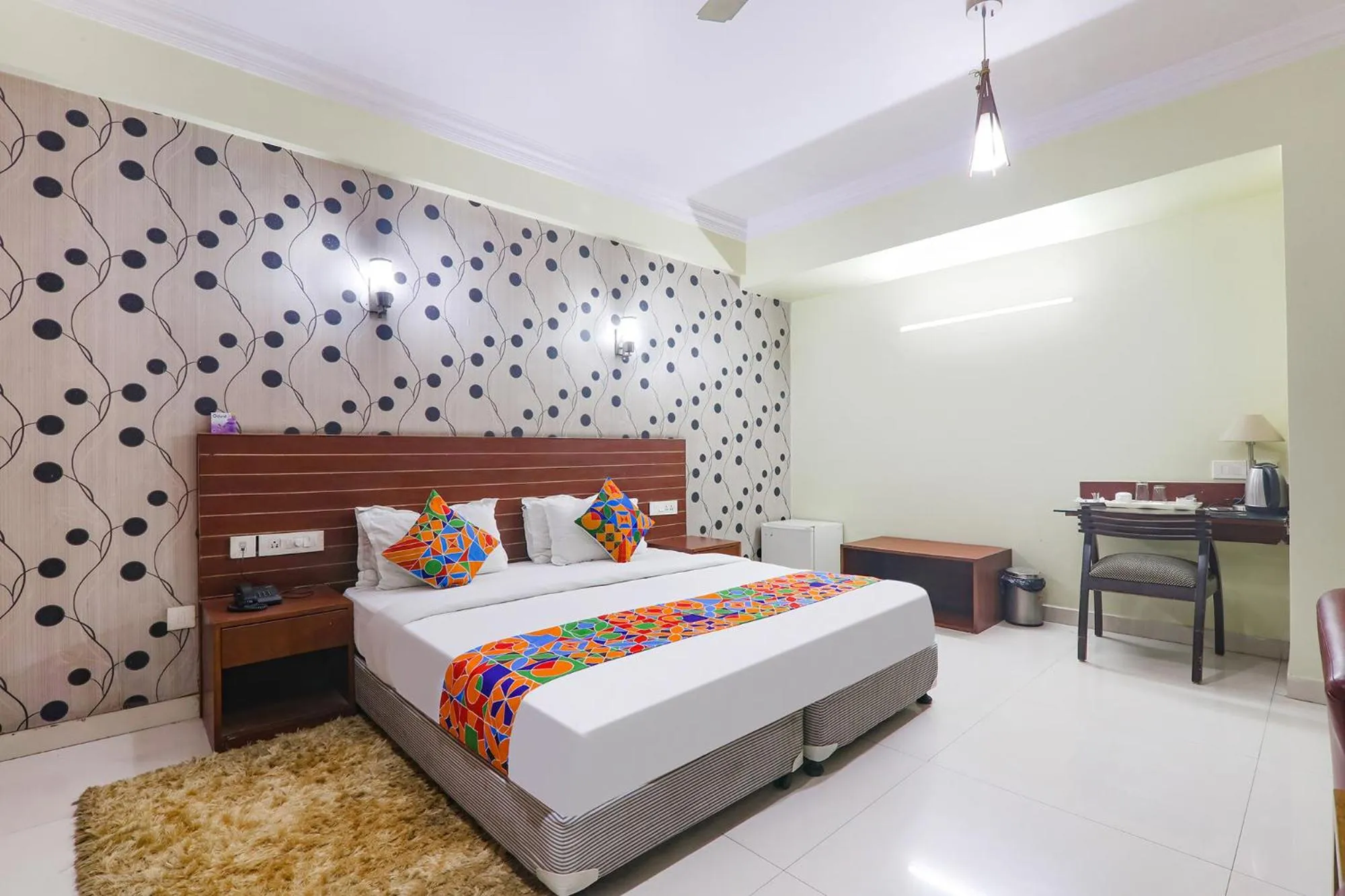 Bed in FabHotel Royal Ville