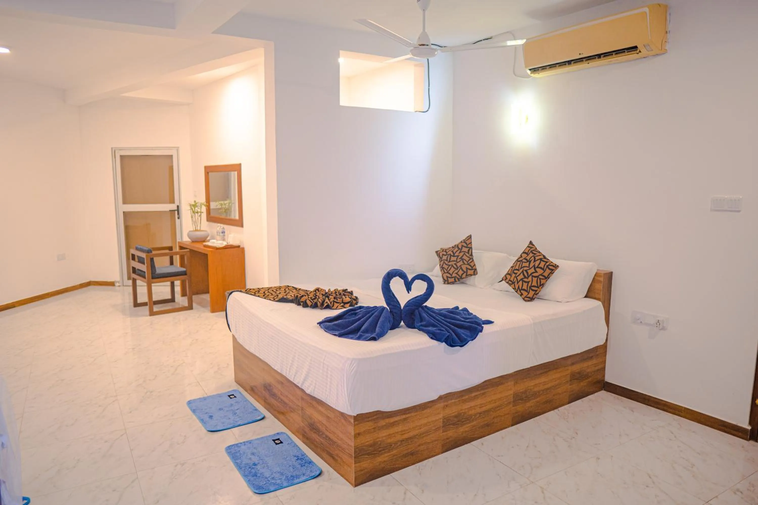 Bed in Cool Beach Hotel