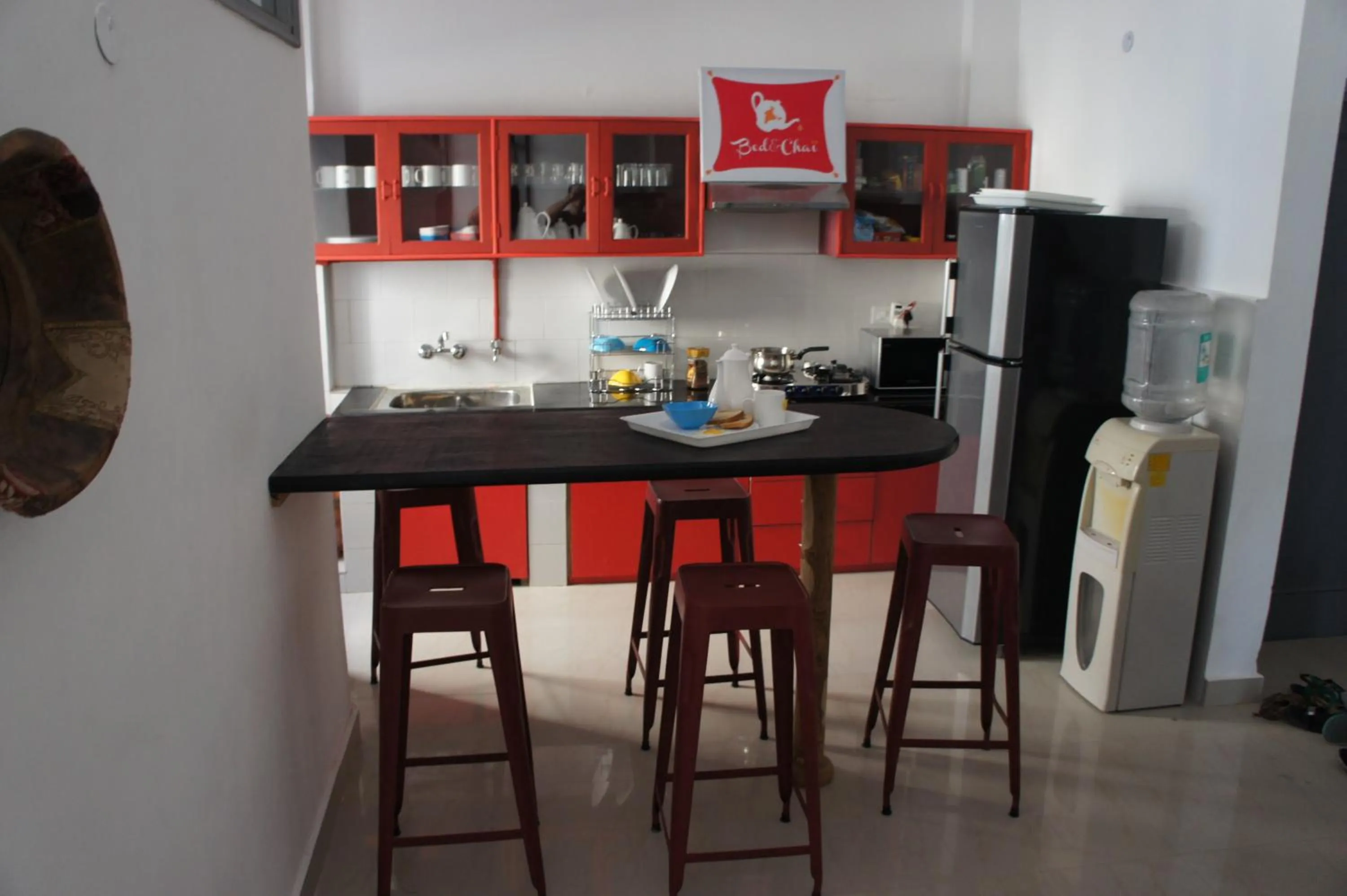 Kitchen or kitchenette in Bed & Chai Guesthouse