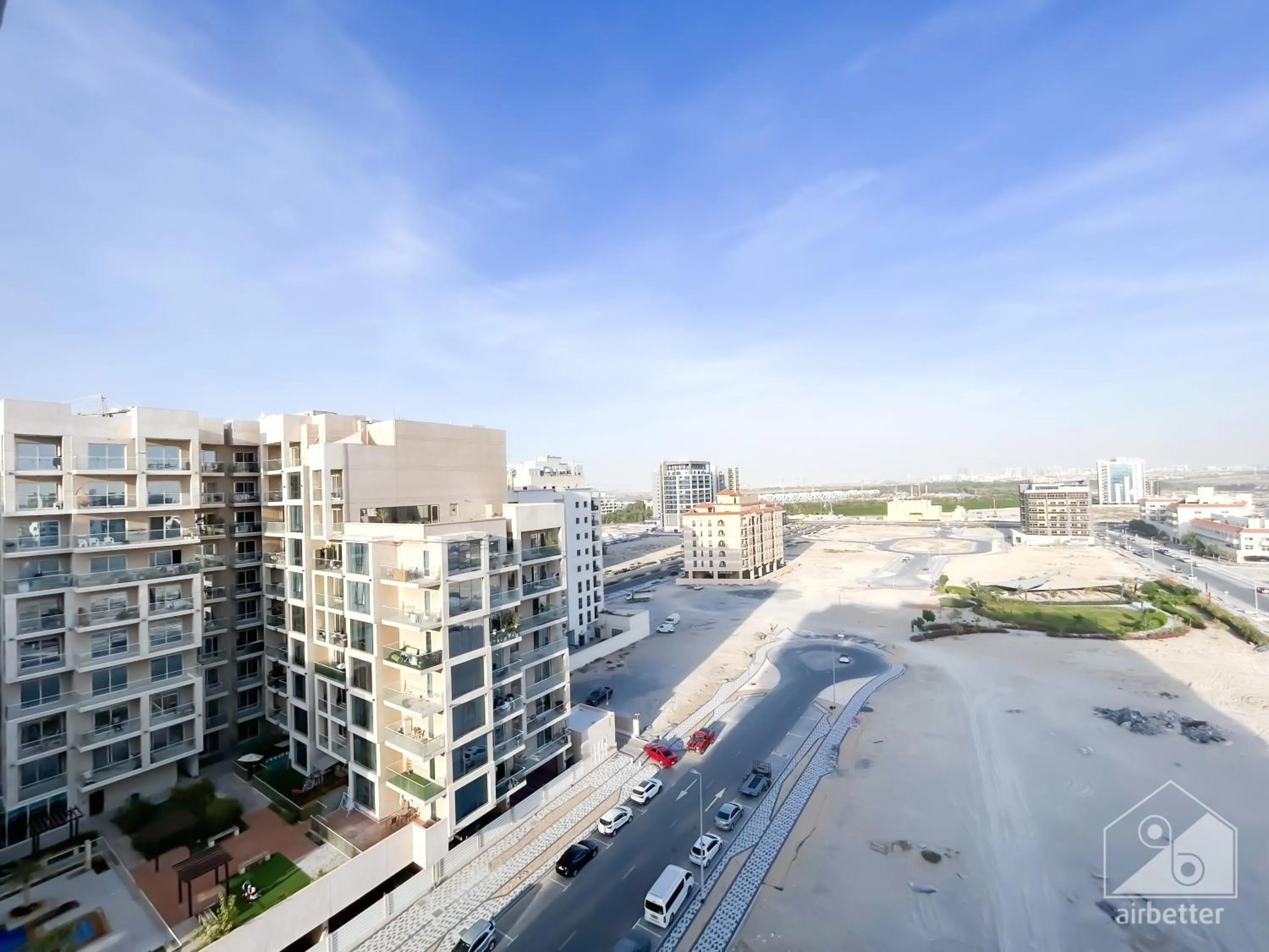 Facade/entrance in Spacious Studio with balcony in AL Majan