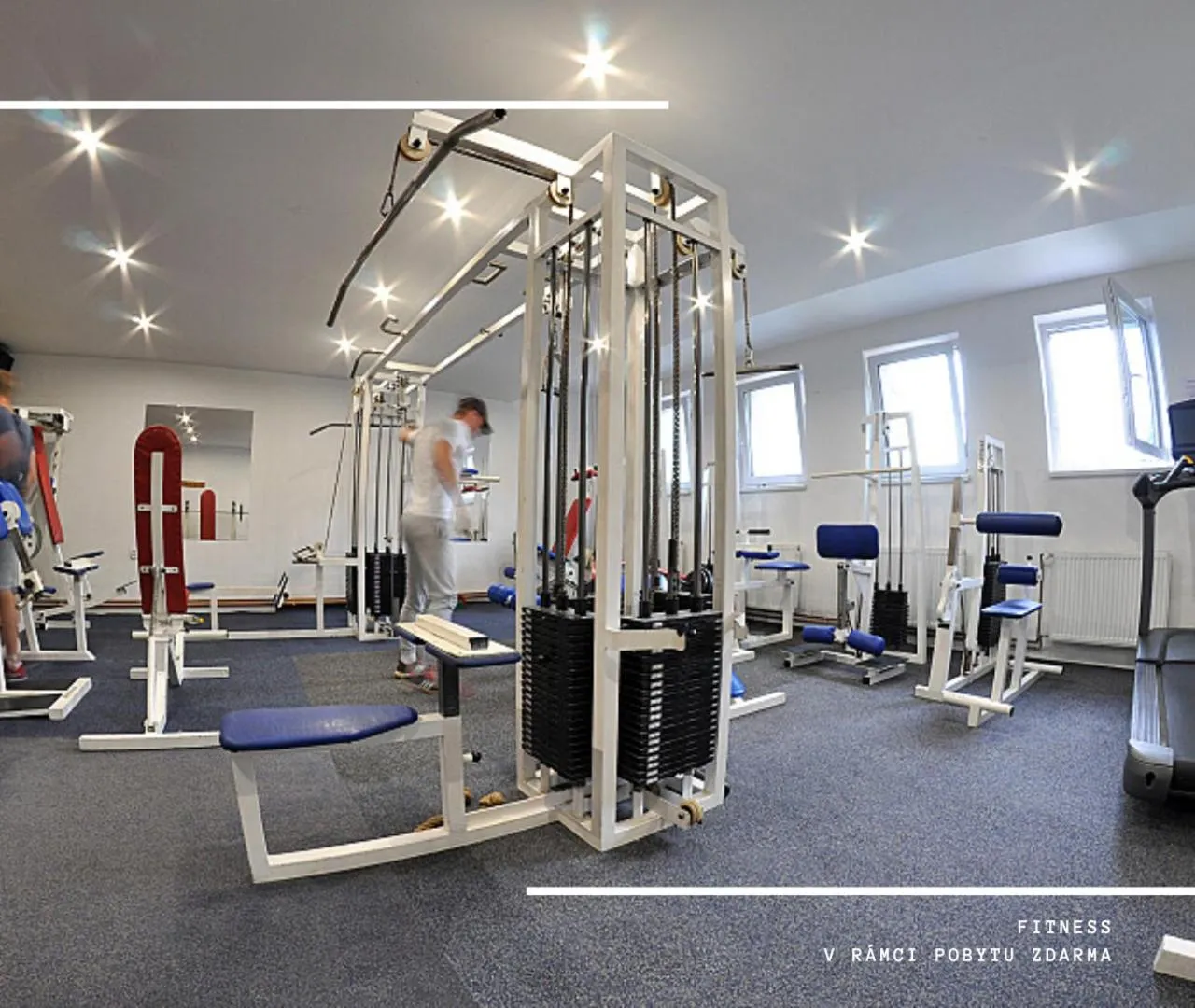 Fitness centre/facilities in Hotel Kamzík ***