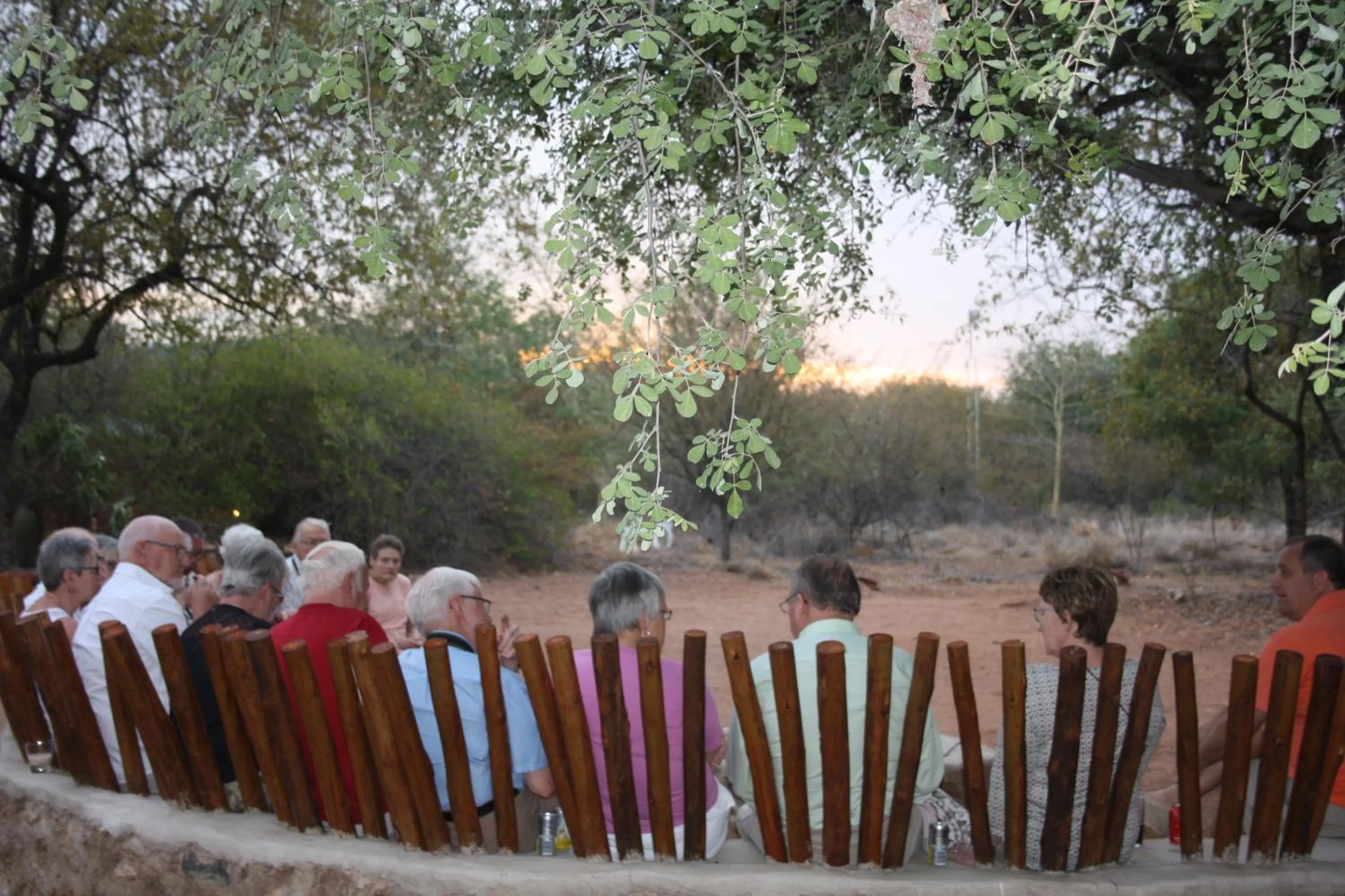 Communal lounge/ TV room in Normann Safari Bush Lodge