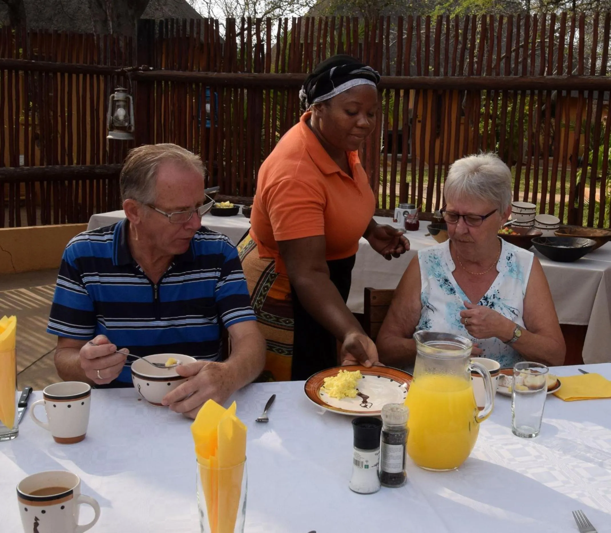 Guests in Normann Safari Bush Lodge