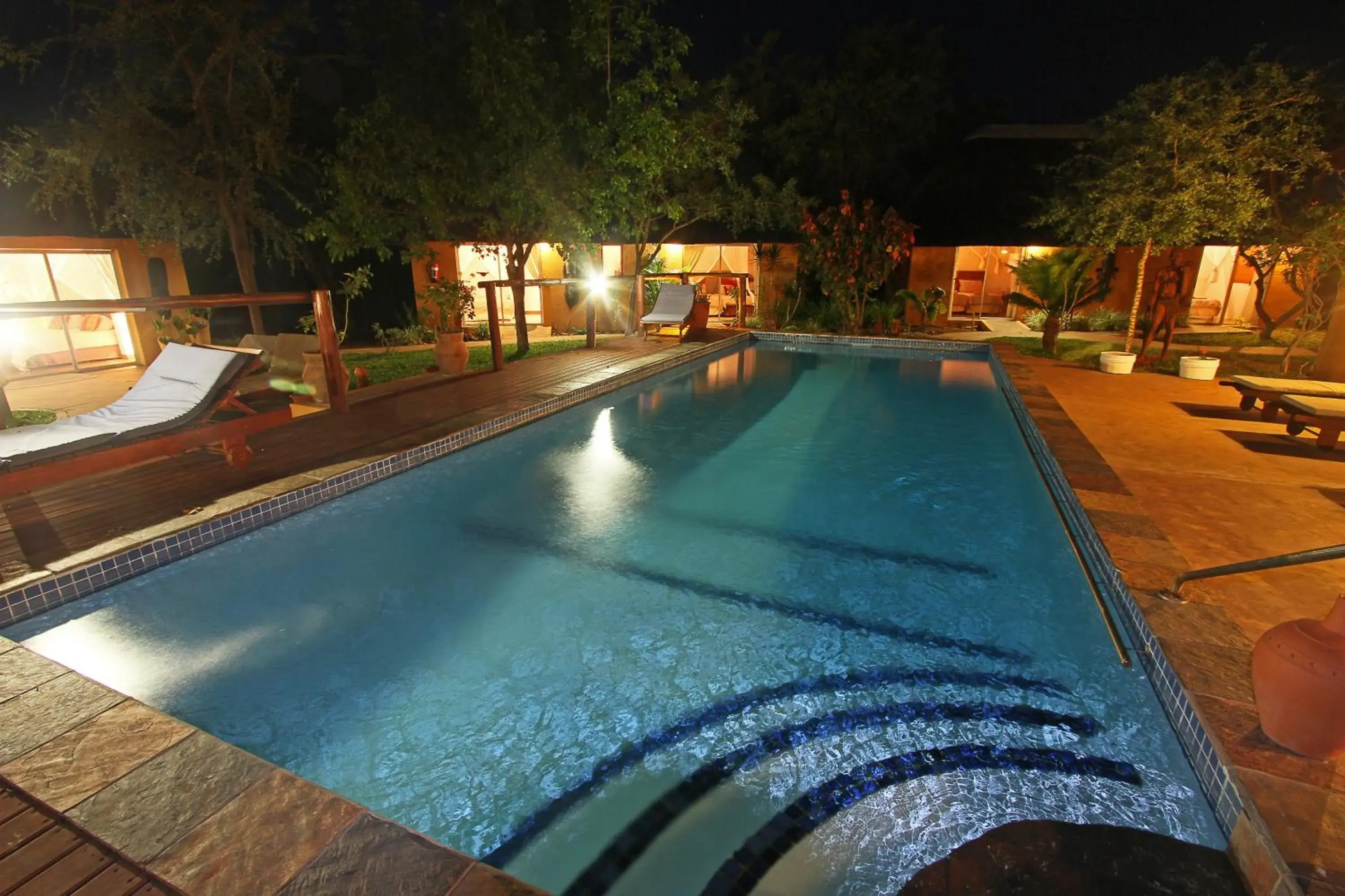 Twin Chalet - single occupancy - Rhino in Normann Safari Bush Lodge Twin Chalet - single occupancy - Rhino in Normann Safari Bush Lodge