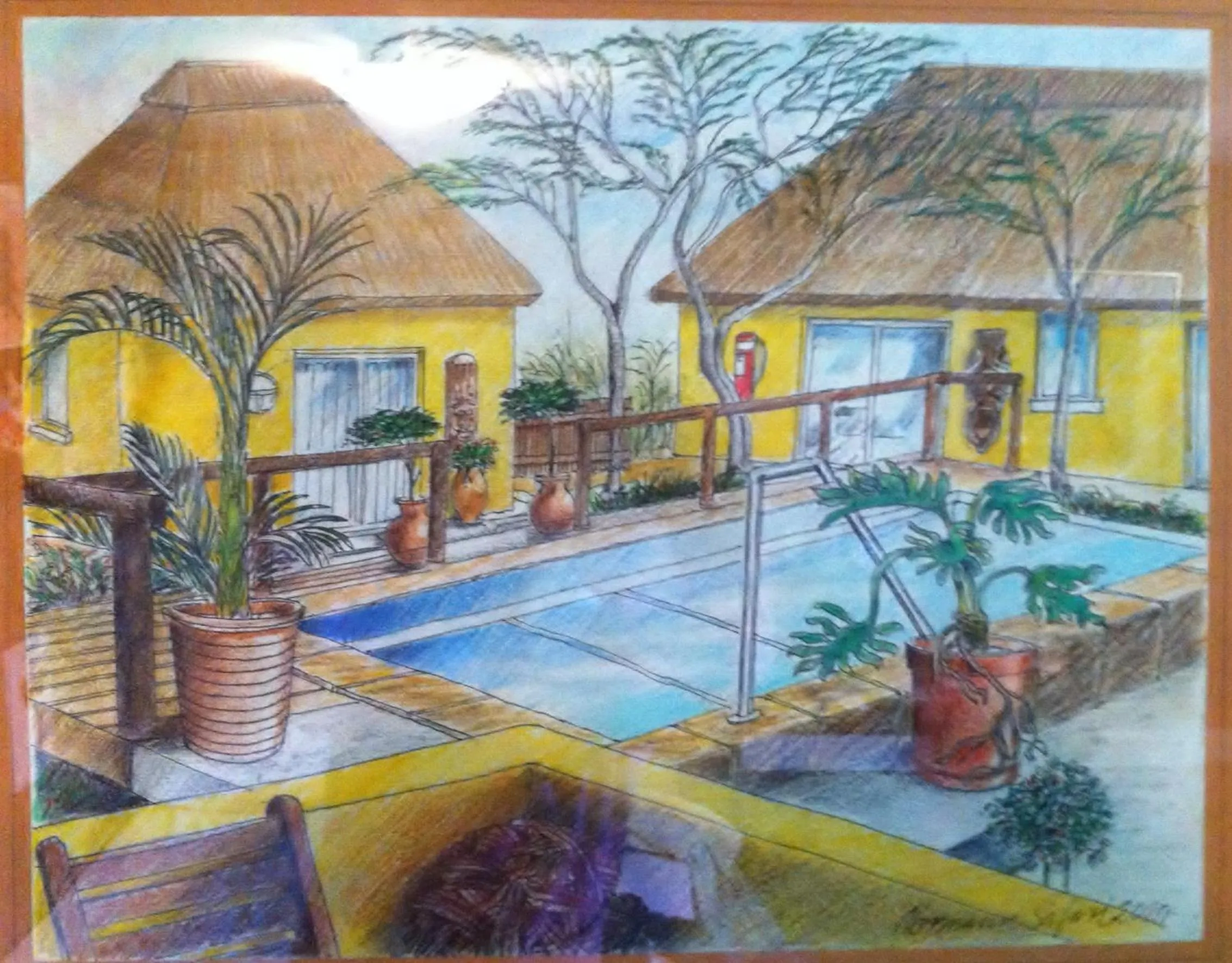 Garden in Normann Safari Bush Lodge