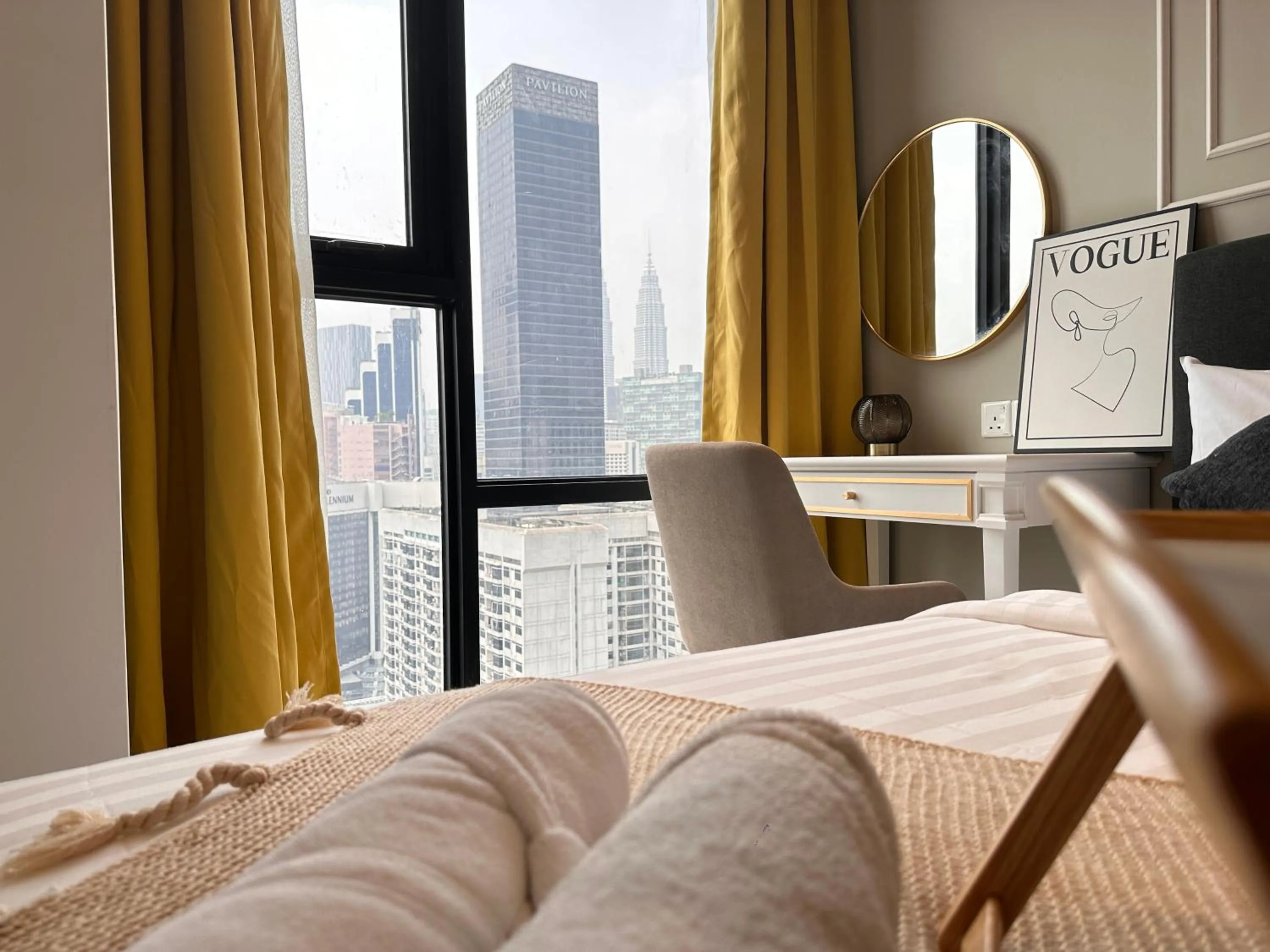 Bed in Axon Residence Bukit Bintang by Luna