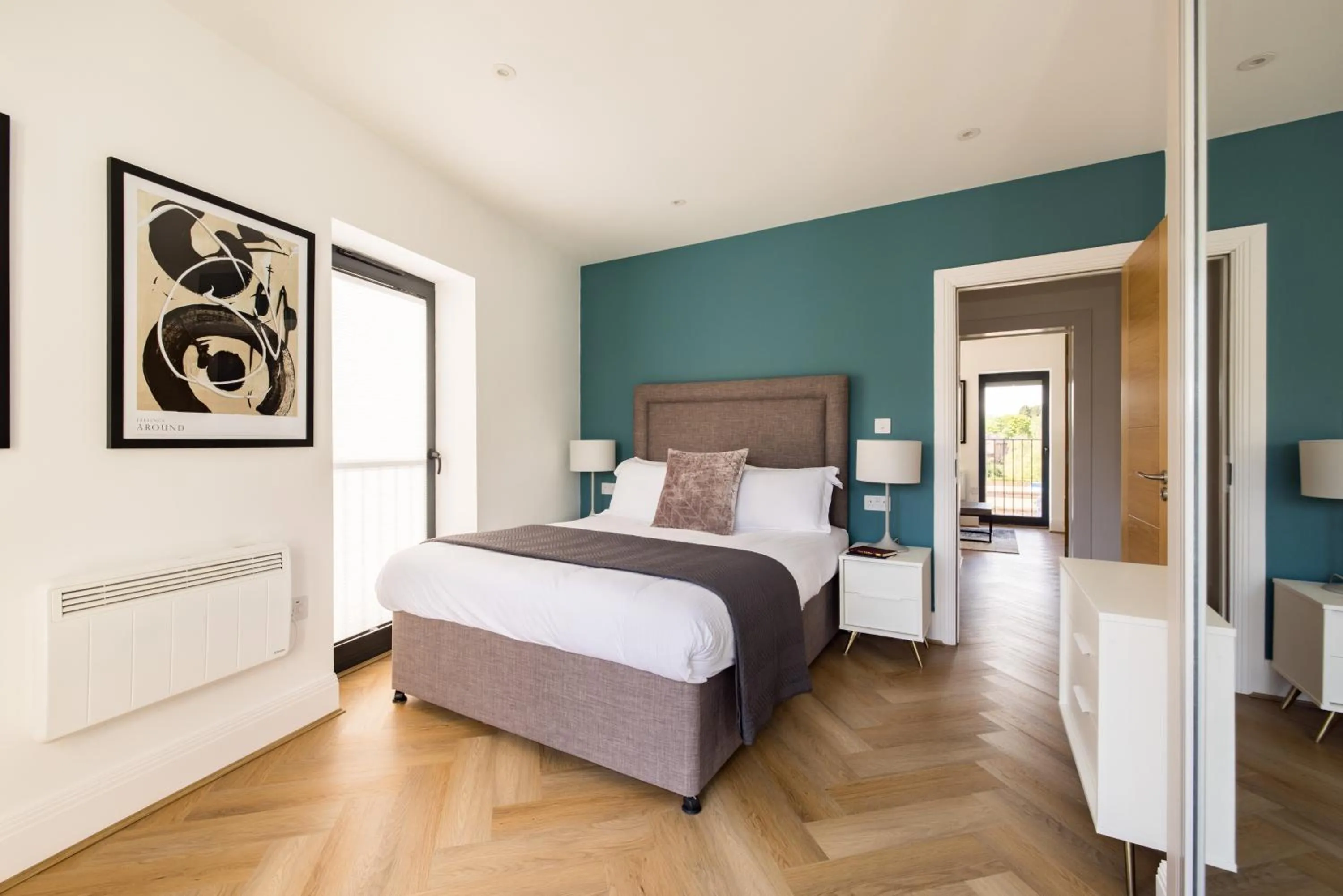 Bed in Charles Hope Staines Riverside