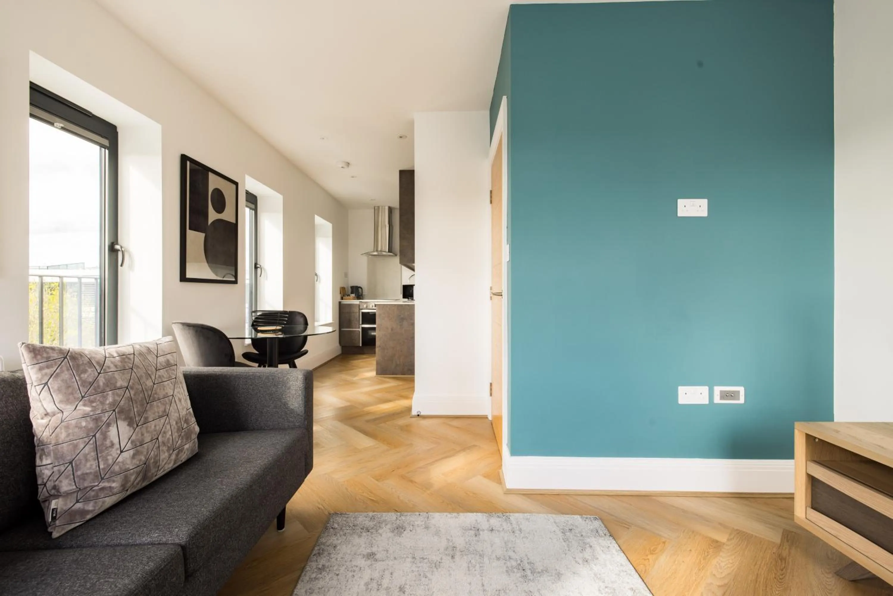 Living room in Charles Hope Staines Riverside