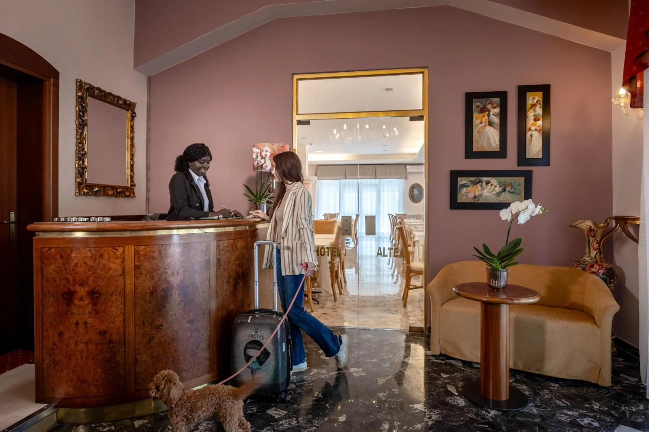 Lobby or reception in Hotel Altea