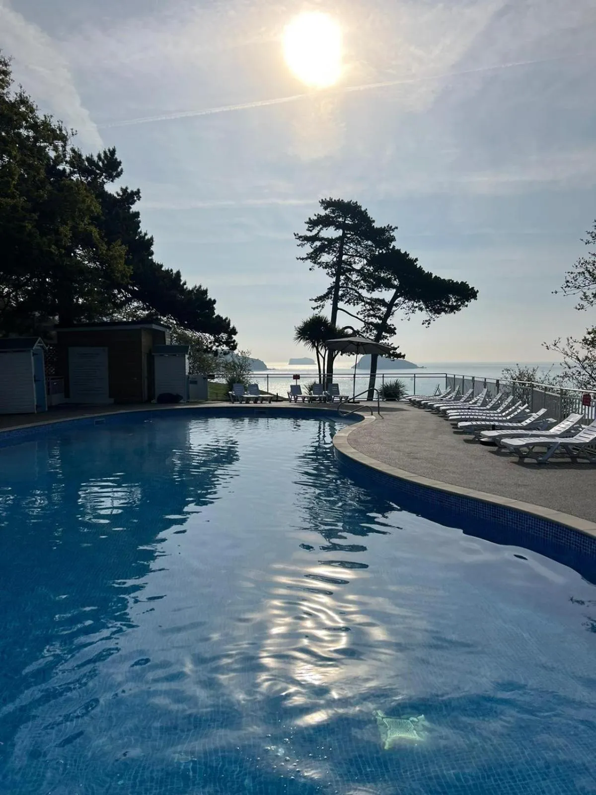 Pool view in The Osborne Hotel