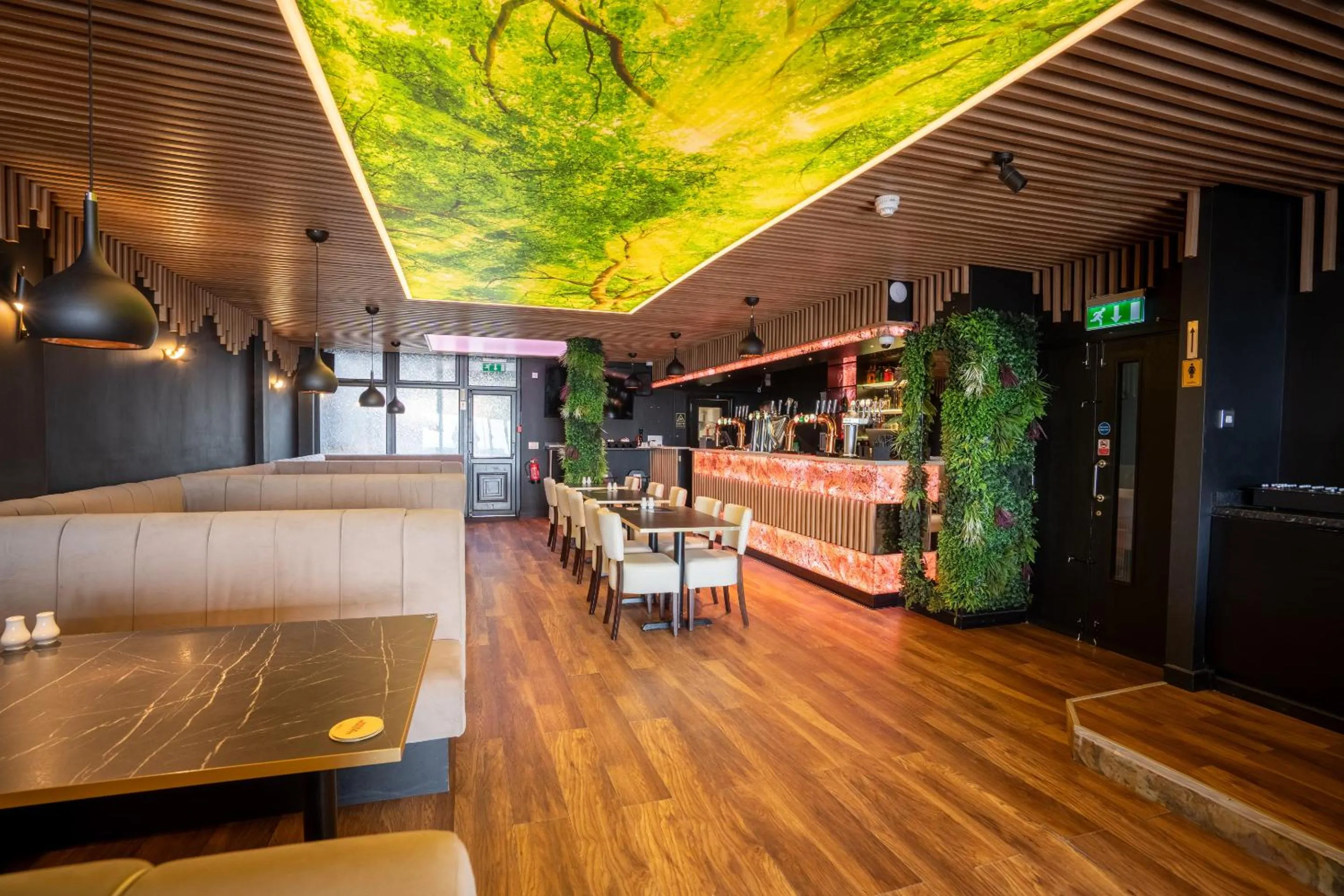 Lounge or bar in Woodhouse Hotel Fully refurbished quiet family hotel No stag or hens all will be refused on checkin