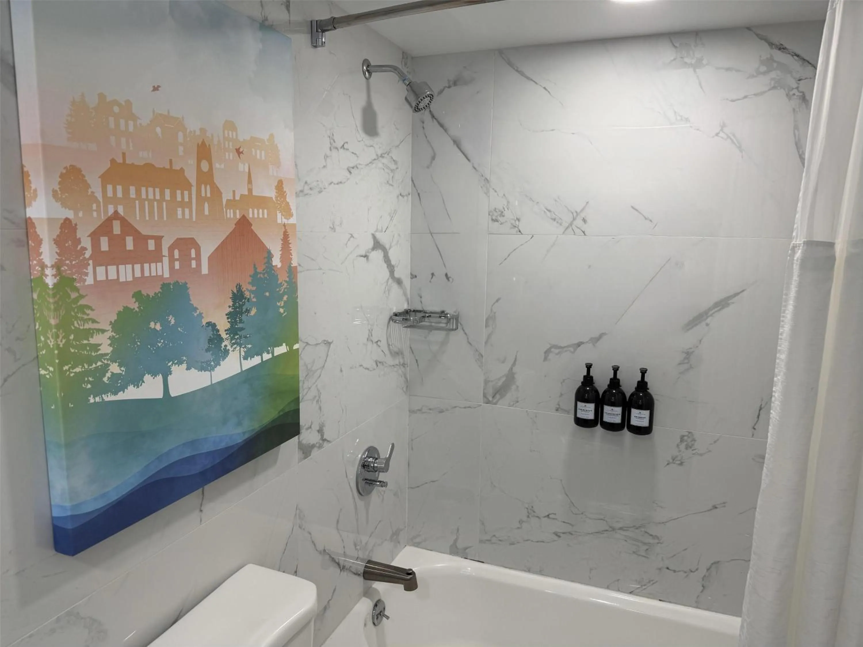 Bathroom in The Roslyn, Tapestry Collection by Hilton