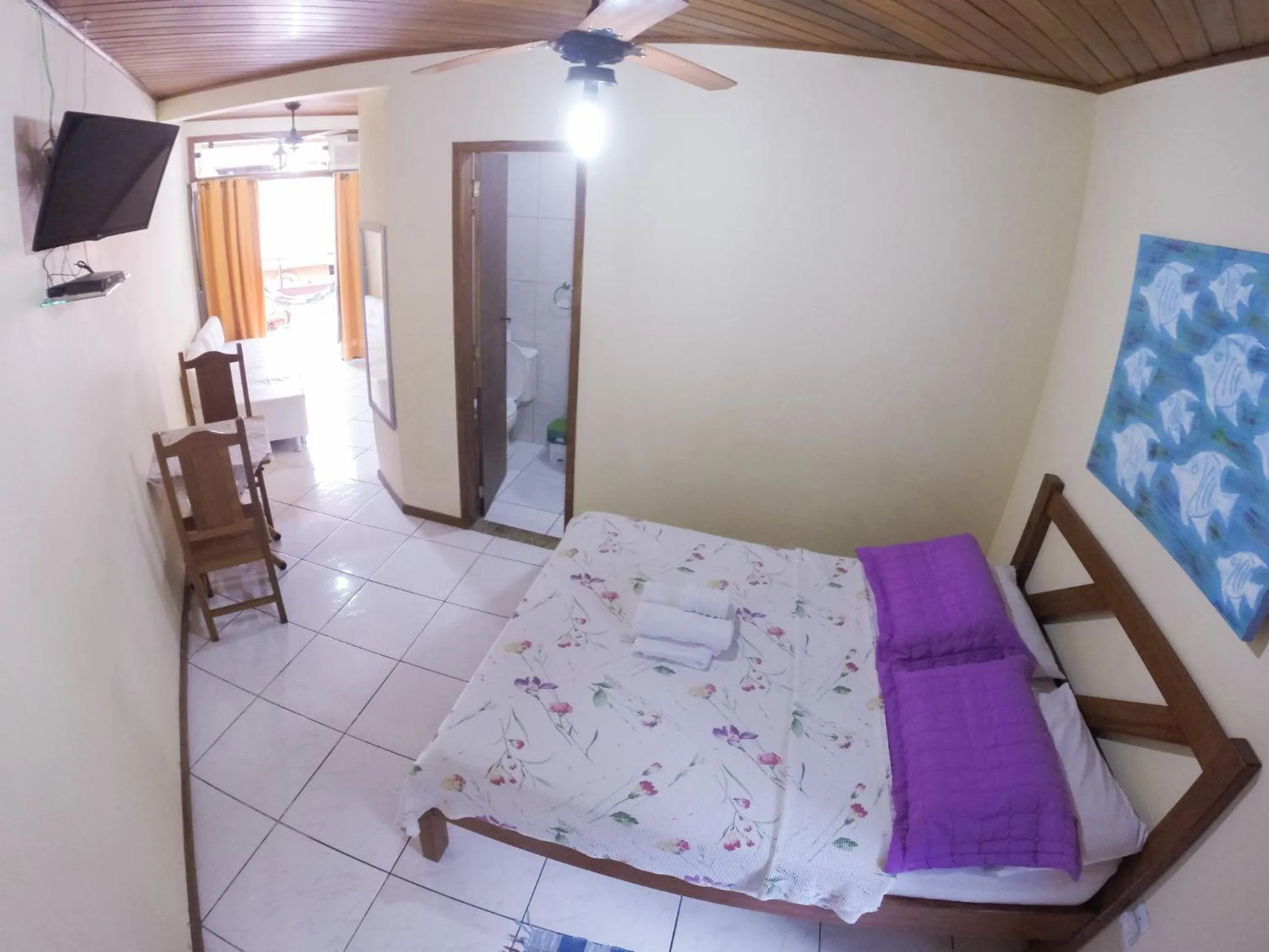 Photo of the whole room, Bed in Pousada Recanto do Sabiá