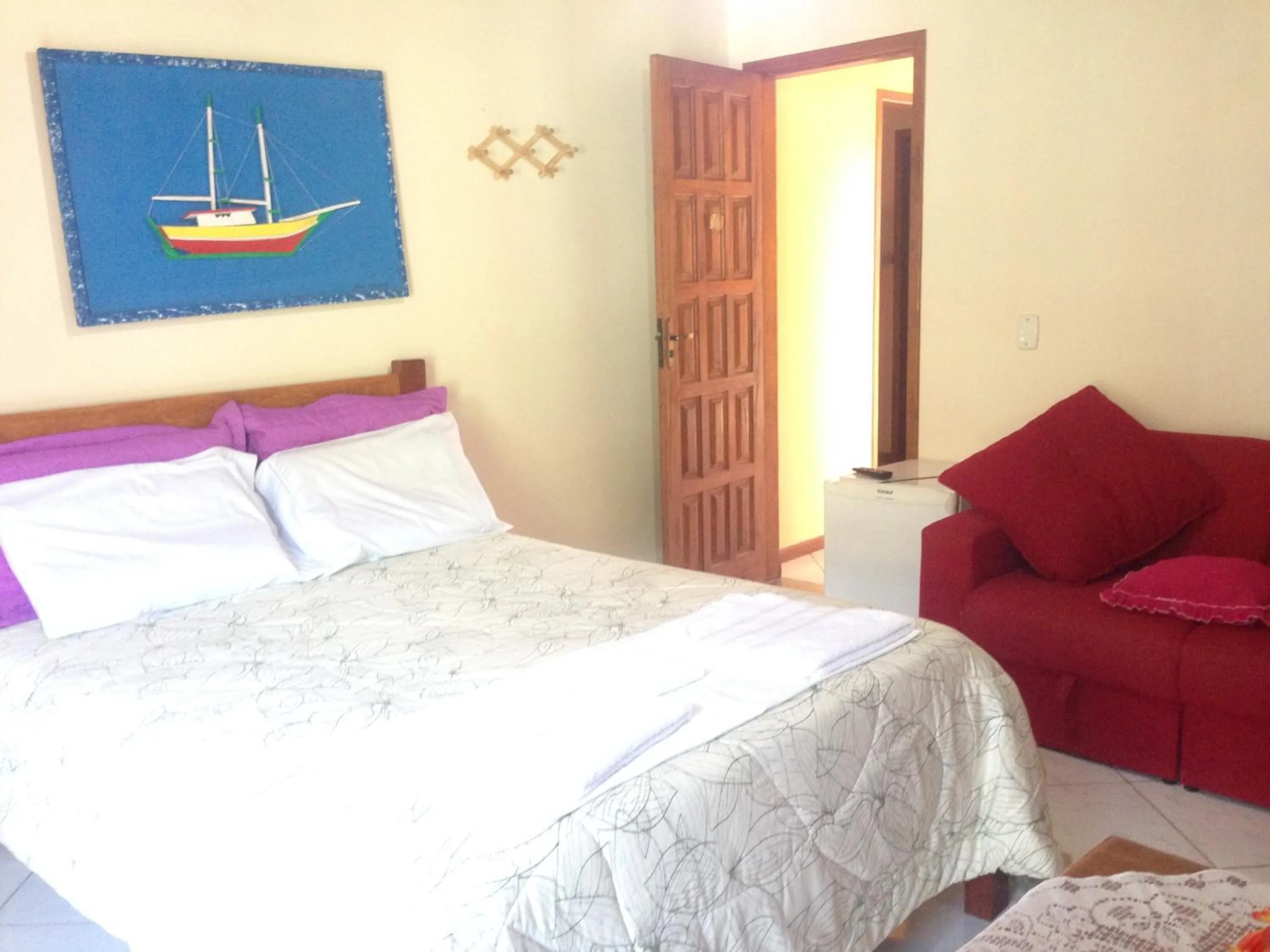 Bedroom, Bed in Pousada Recanto do Sabiá